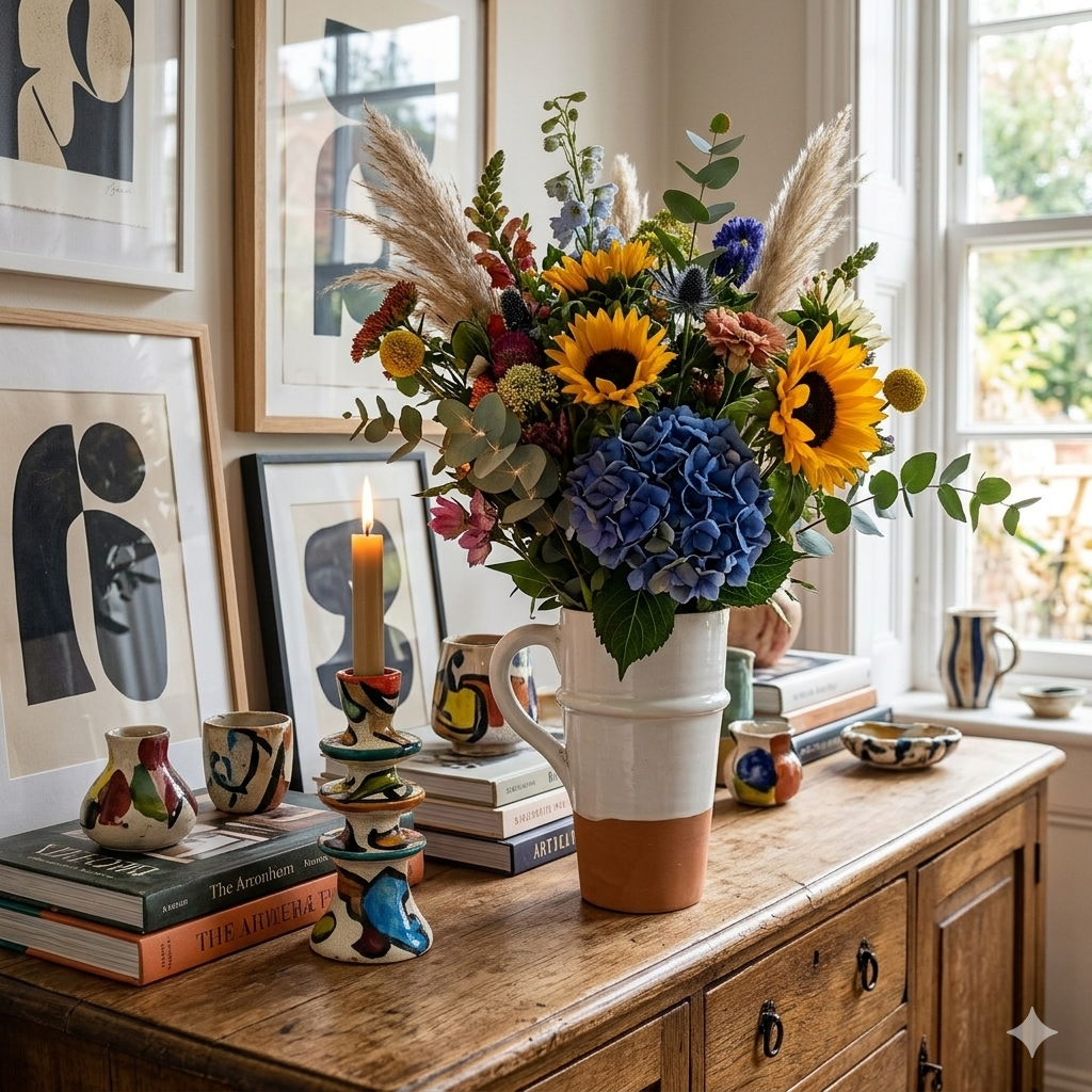 Handmade Half-Glazed Ceramic Beldi Jug & Vase | Artisan Stories