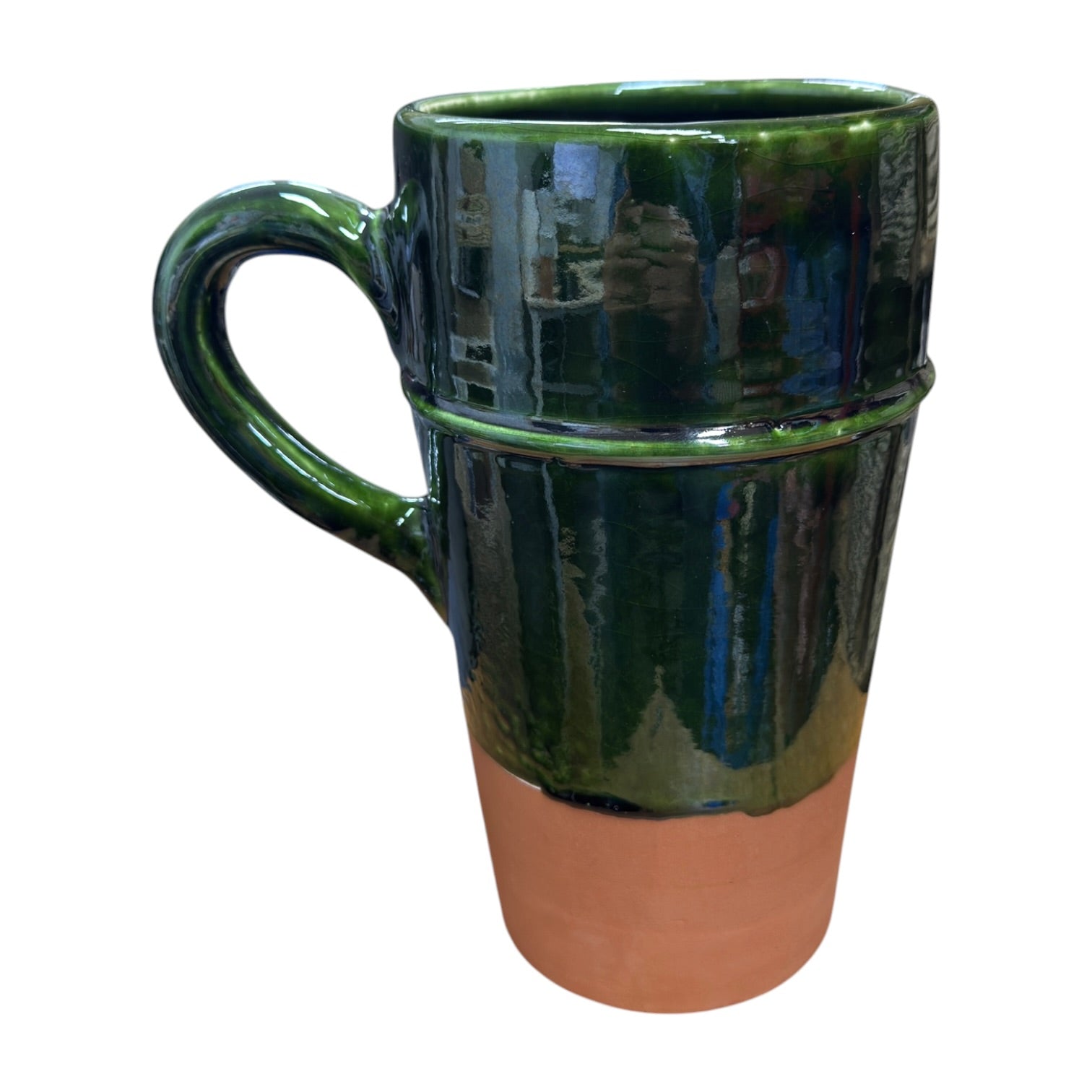 Handmade Half-Glazed Ceramic Beldi Jug & Vase | Artisan Stories
