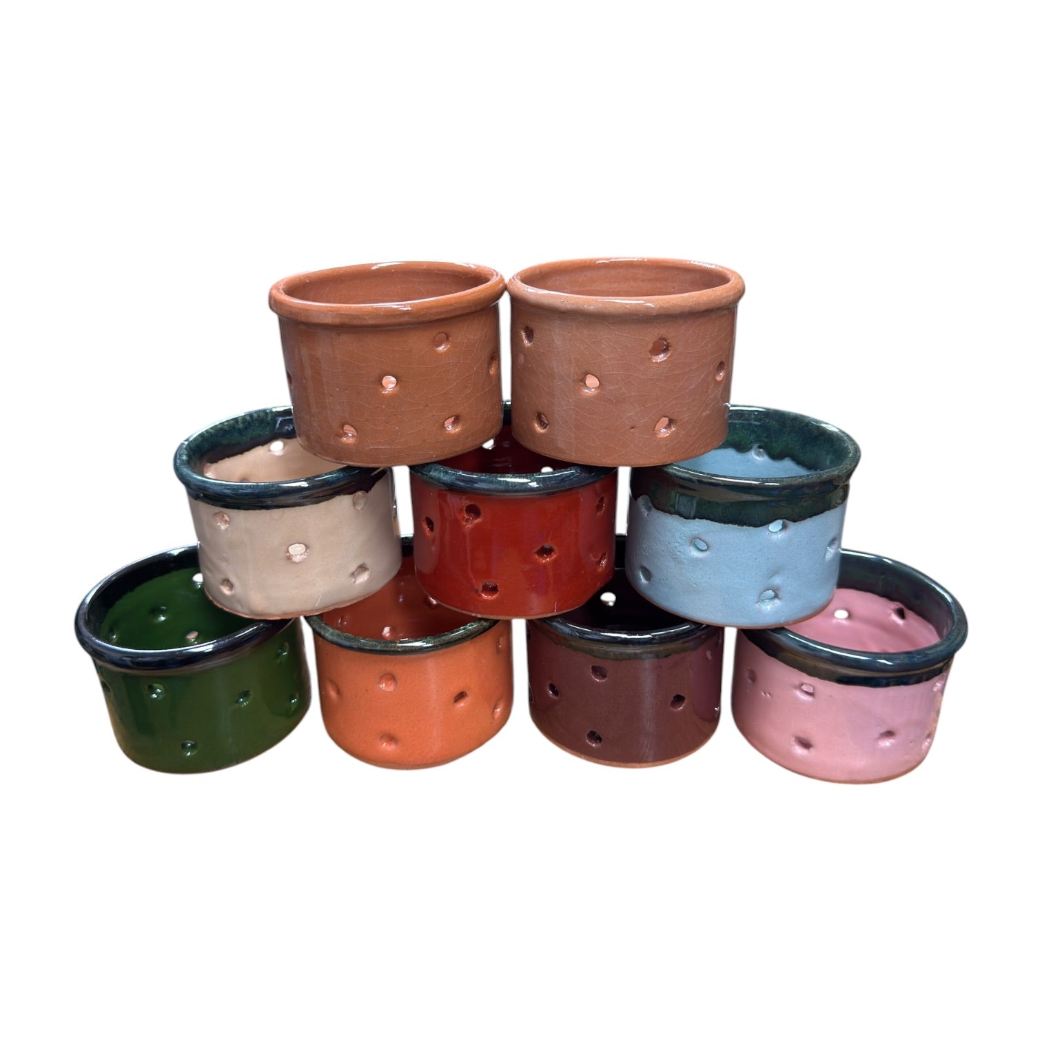 Moroccan Hand-Glazed Ceramic Tealight Holder | Artisan Stories