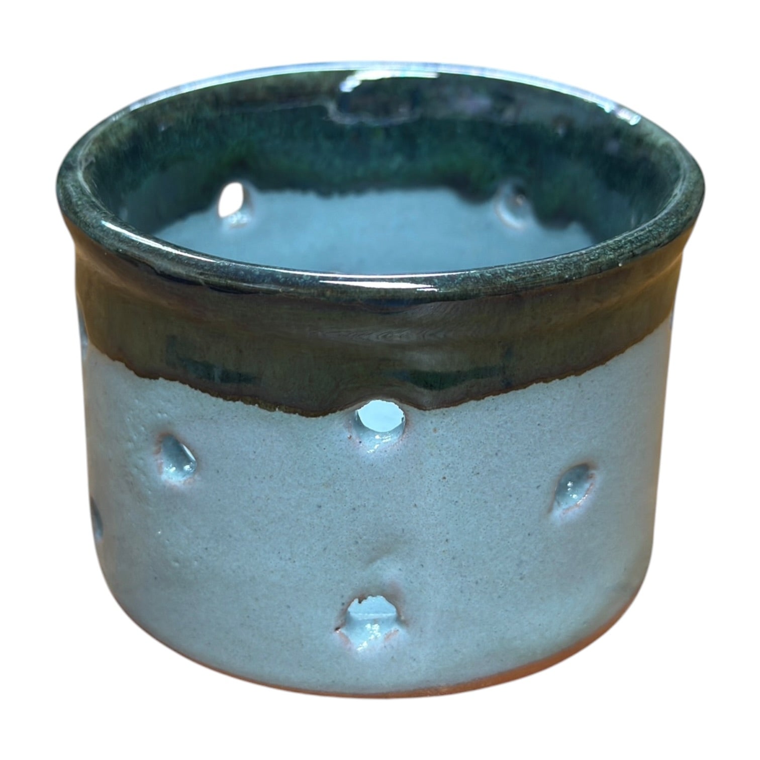 Moroccan Hand-Glazed Ceramic Tealight Holder | Artisan Stories