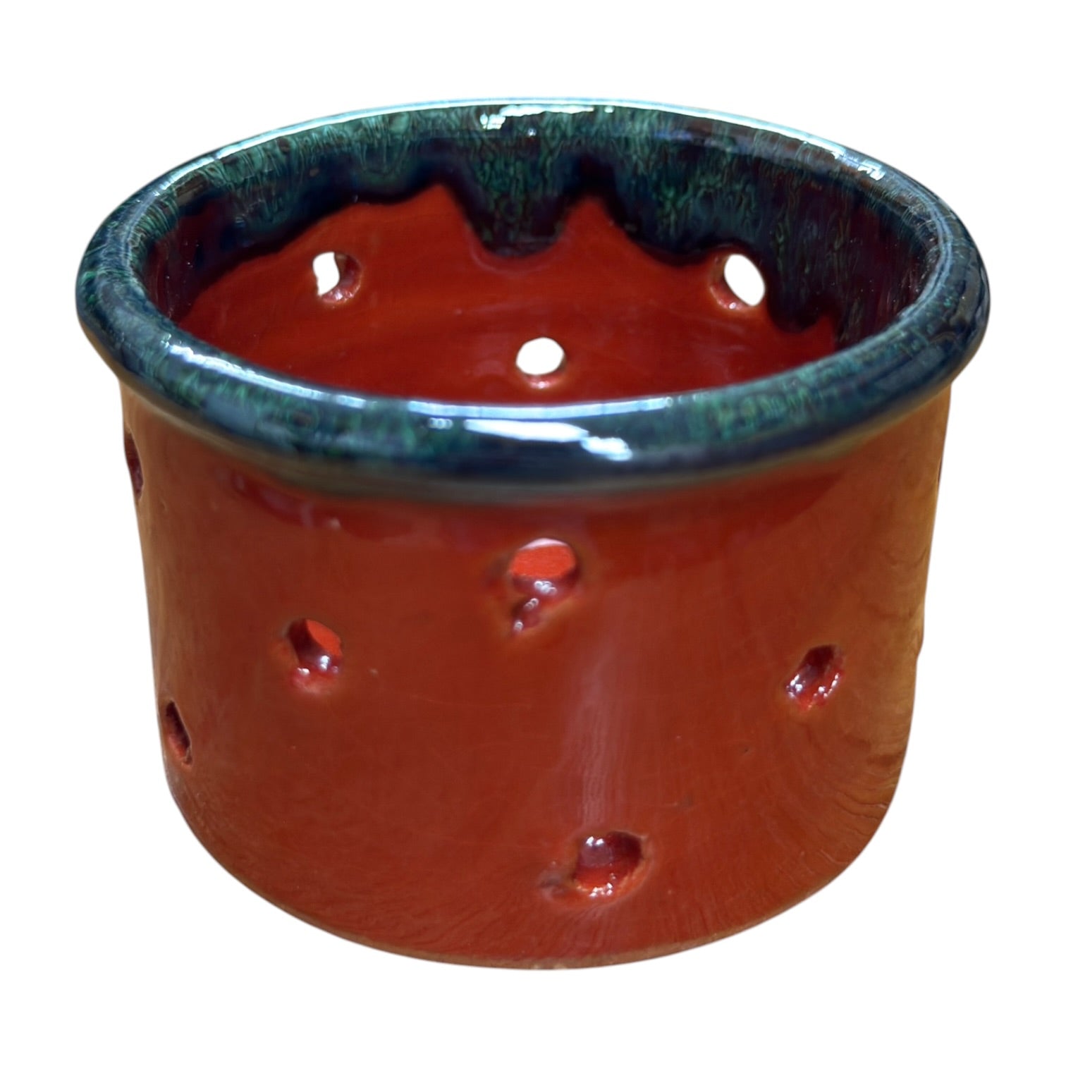 Moroccan Hand-Glazed Ceramic Tealight Holder | Artisan Stories
