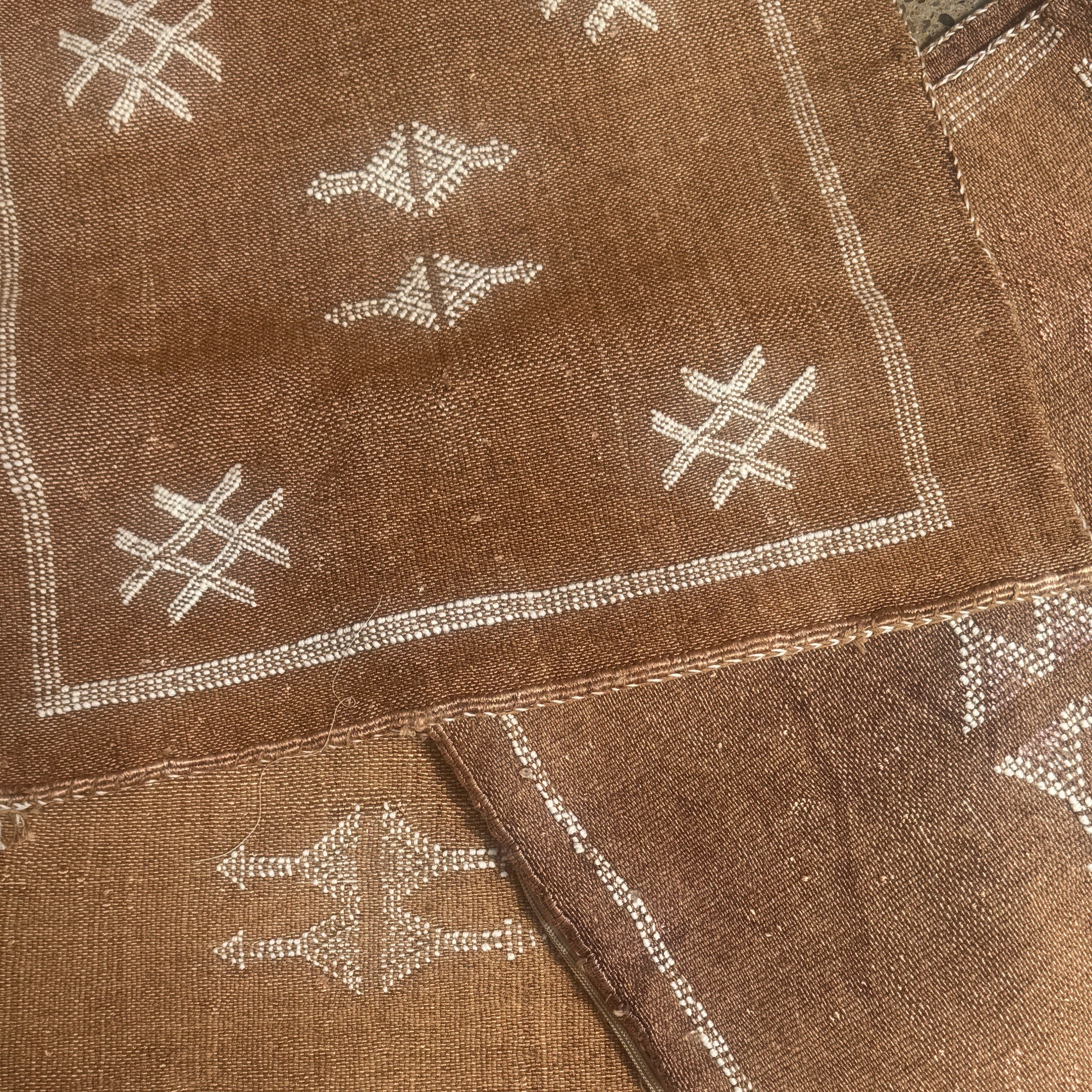 Handmade Moroccan Cactus Silk Cushion – 50x50cm
