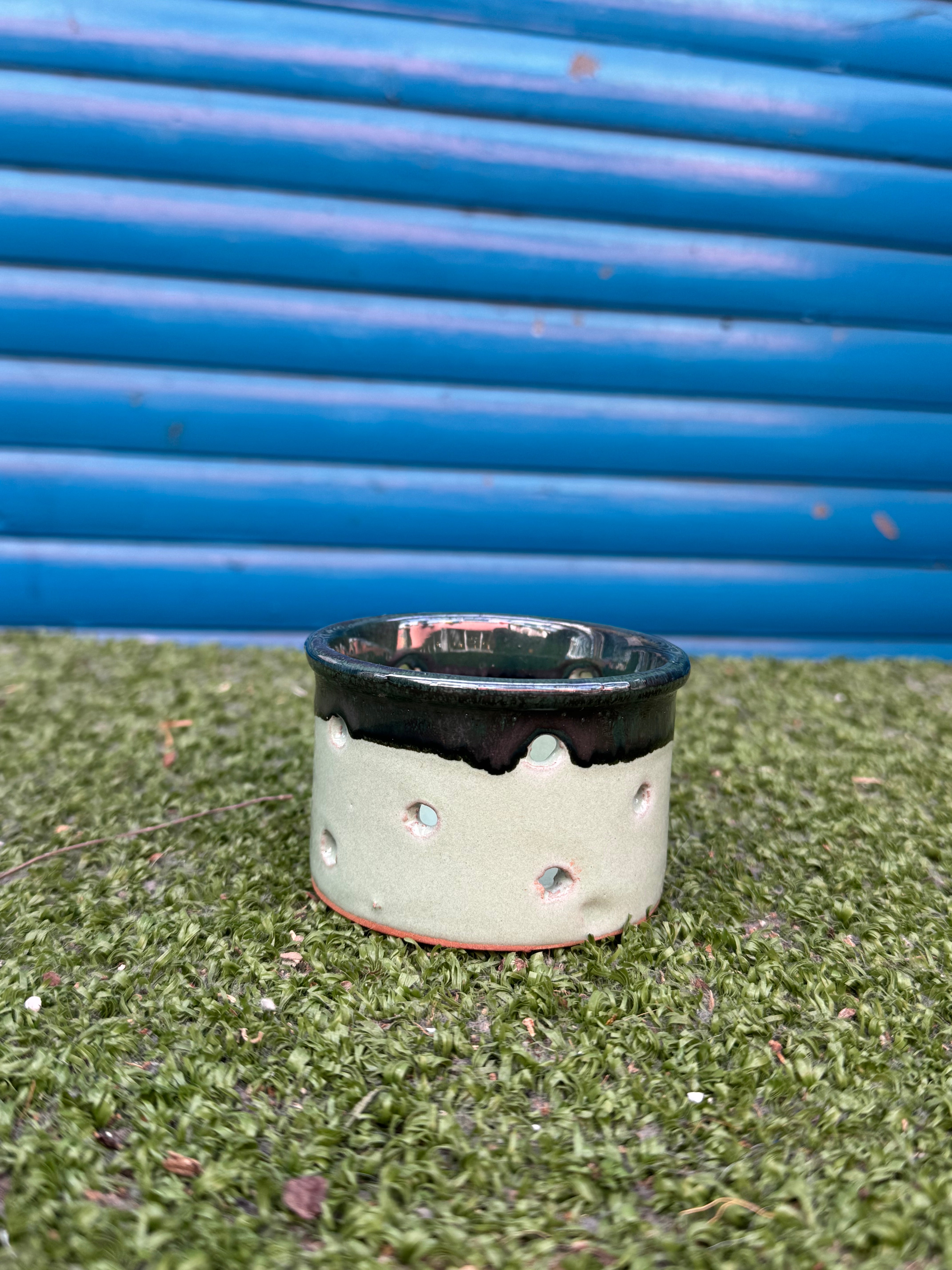 Moroccan Hand-Glazed Ceramic Tealight Holder | Artisan Stories