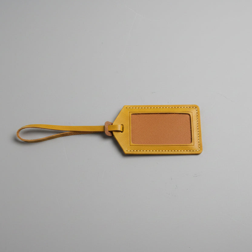 Handmade Leather Luggage Tag & Card Holder – Travel ID Tag – Artisan Stories