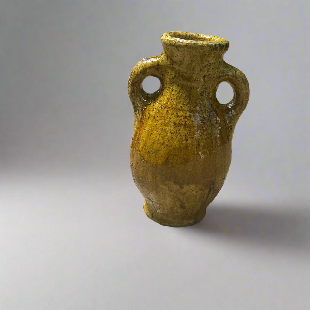 Tamegroute Amphora Pottery Vase – 34cm Handcrafted Decorative Piece