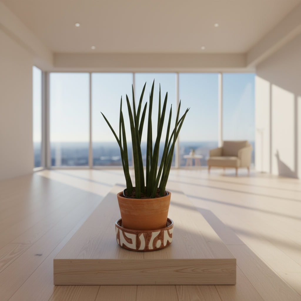 Hand-painted Moroccan Ceramic Dish- terrracotta Geometric Pattern