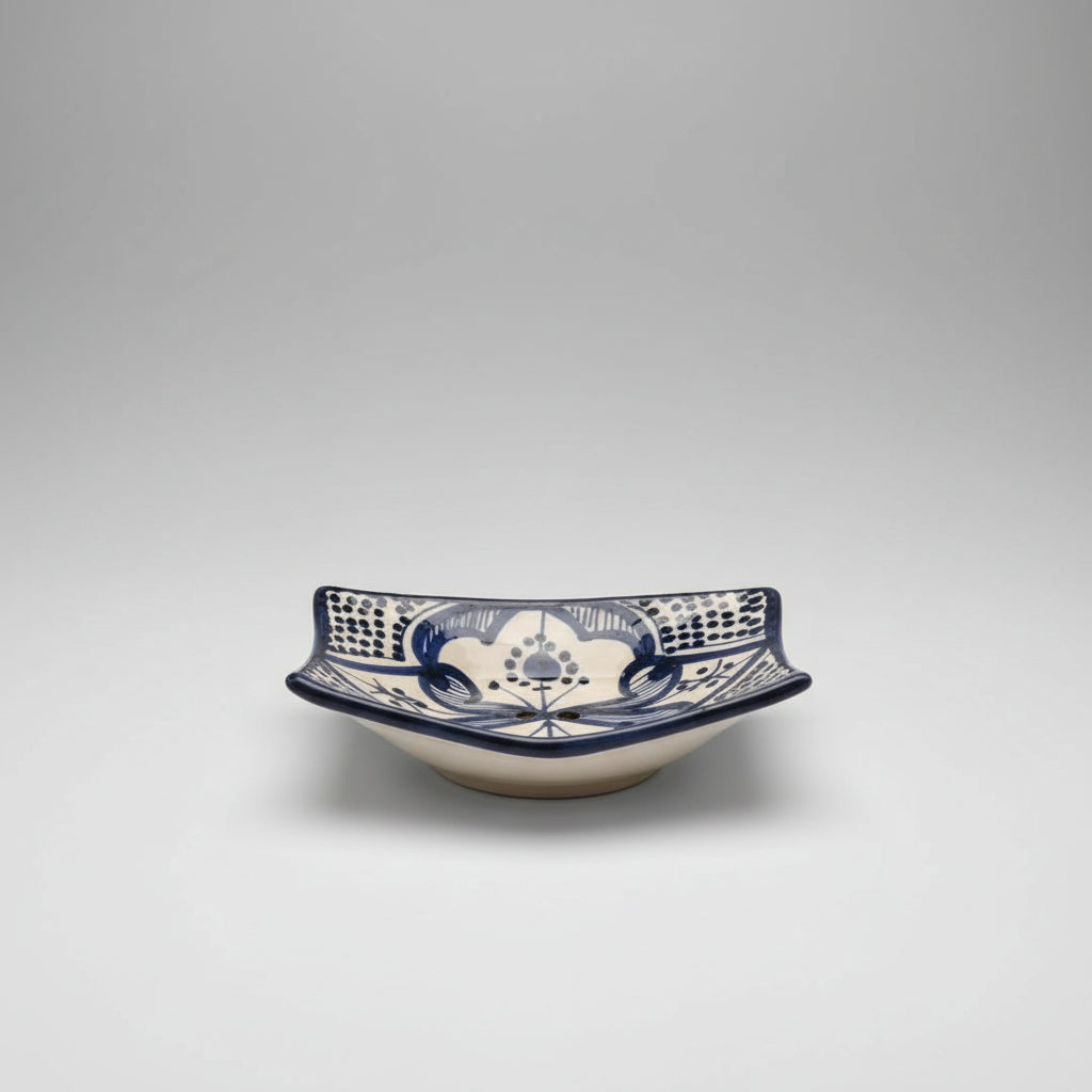 Artisanal handmade design ceramic soap holder