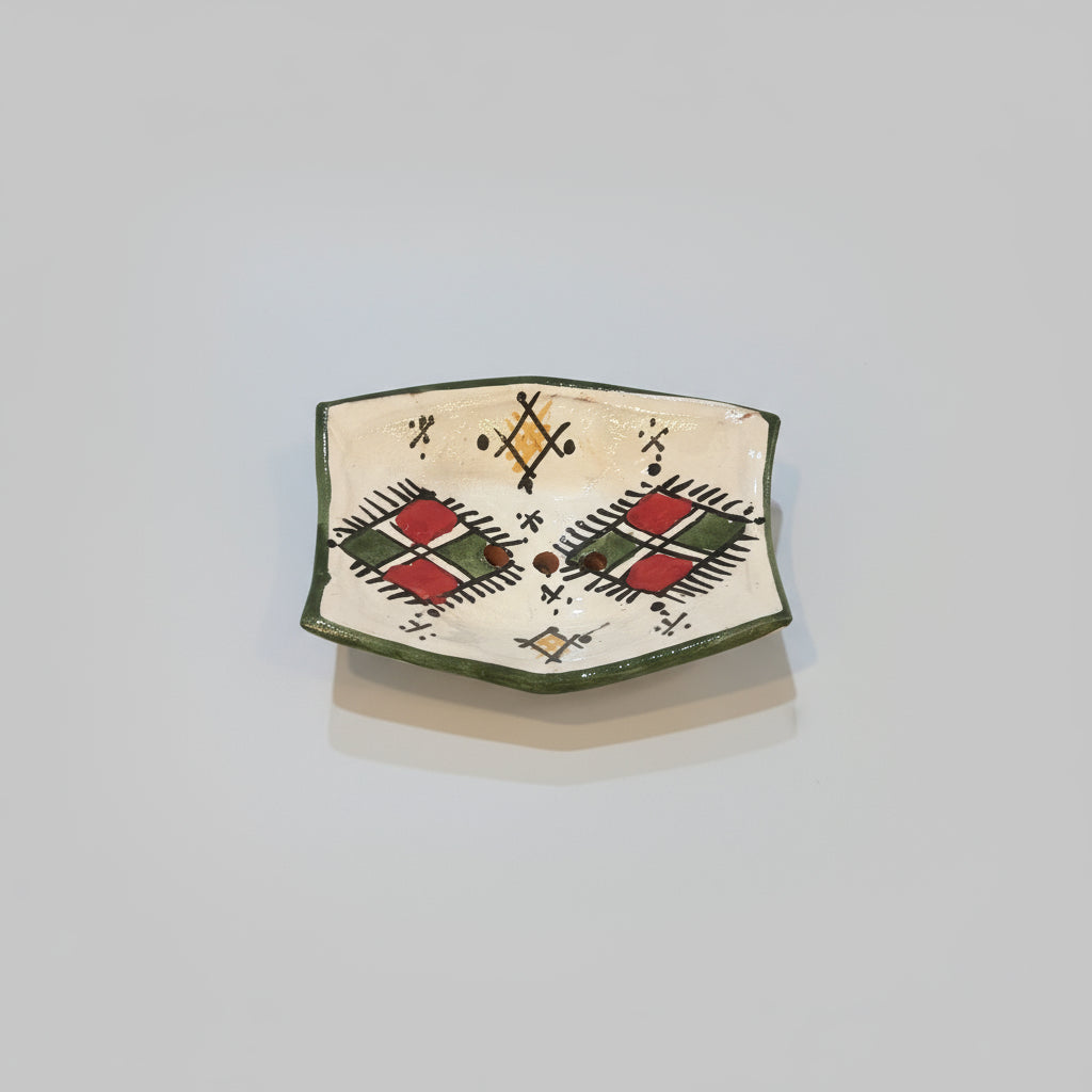 Artisanal handmade design ceramic soap holder