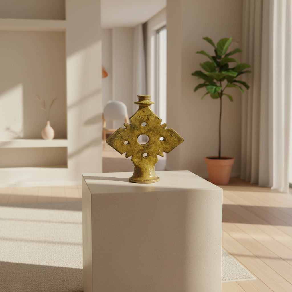 Tamegroute sculptural candle holder- 39 cm