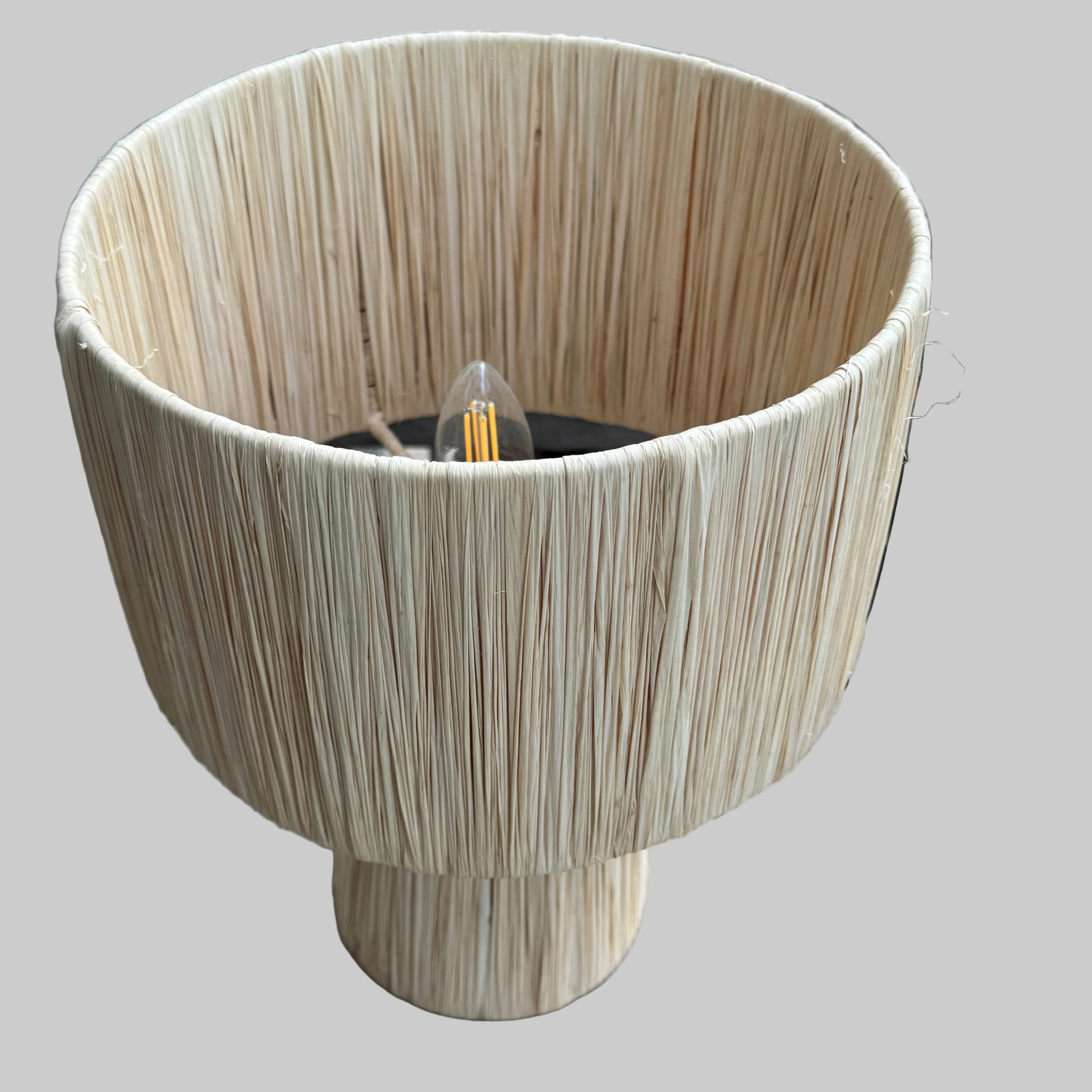 Lampe de table en corde Hex