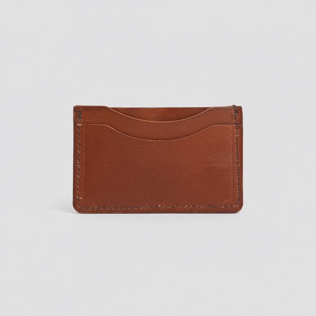 Artisan Stories Handmade Leather Card Holder – 4 Slots