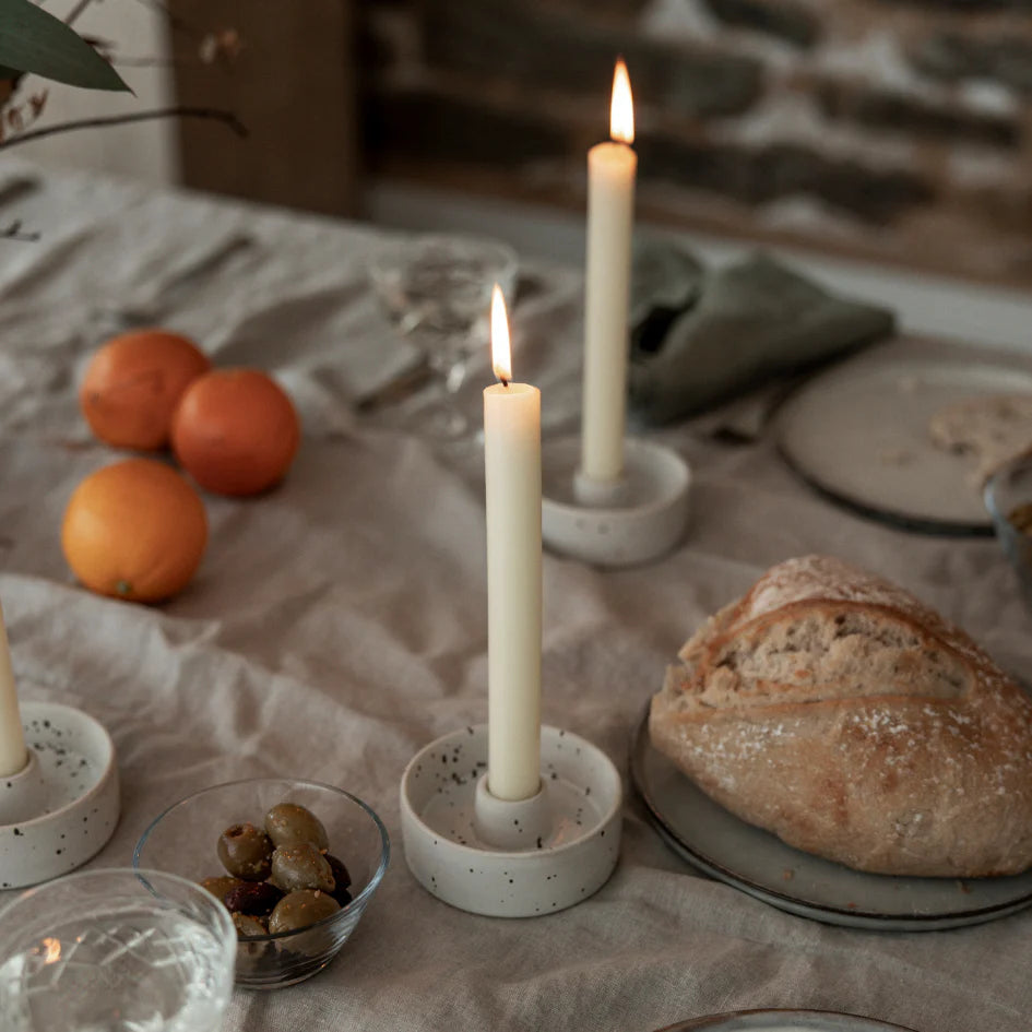 St Eval Pack Of Dinner Candles - Ivory