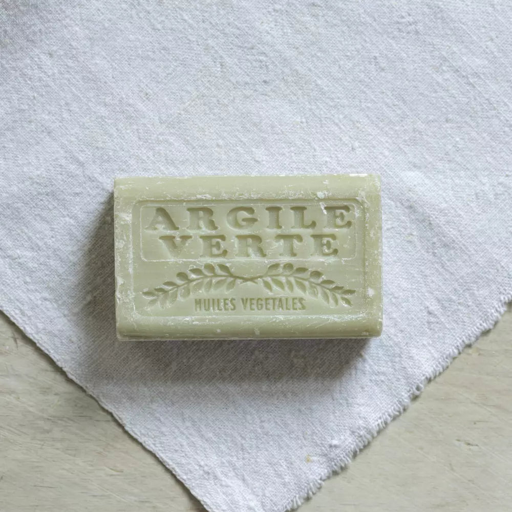 Green Clay Marseille-Style Soap – Natural French Soap Bar