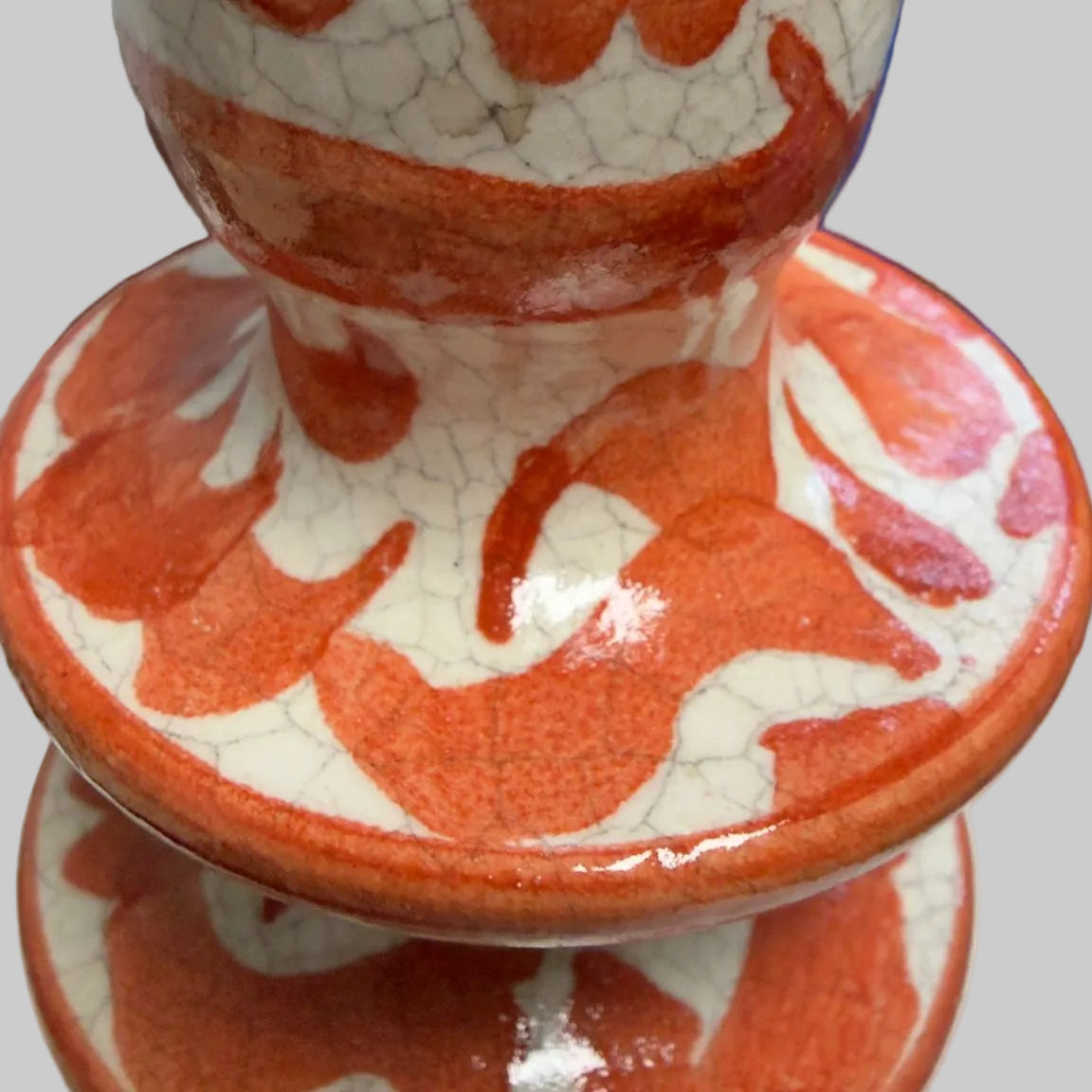 Arabic Calligraphic Design Ceramic Candle Holder