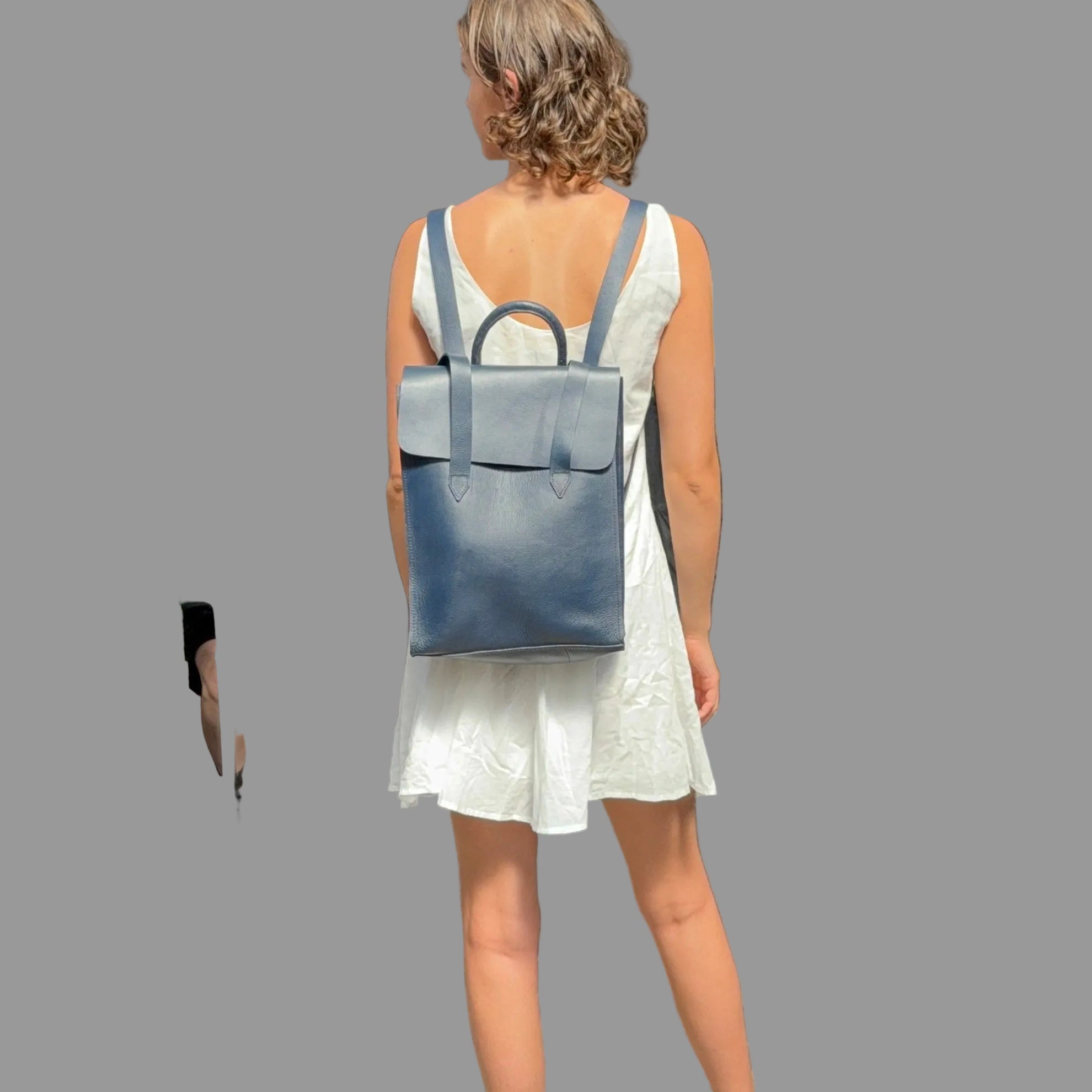 Bowie Handmade Leather Backpack – Full-Grain Cowhide
