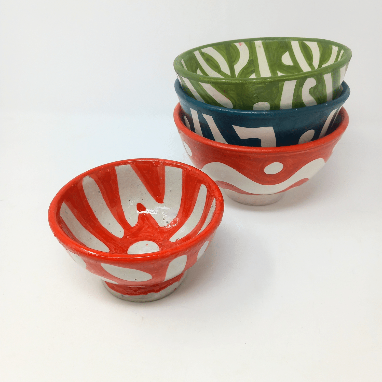 Abstract Ceramic Bowl - Artisan Stories