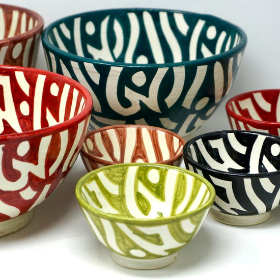 Abstract Ceramic Bowl - Artisan Stories