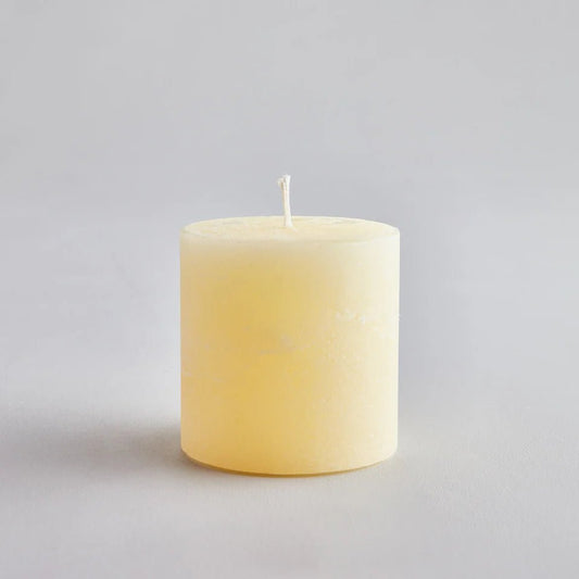 Bay & Rosemary Scented 3"x 3" Pillar Candle - Artisan Stories