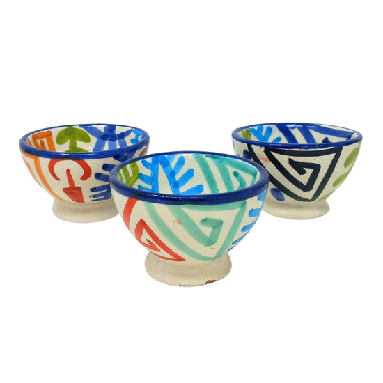 Berber Symbols hand painted Ceramic Mini Bowl - Artisan Stories