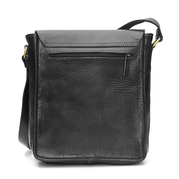 Billy crossbody Leather bag Black - Artisan Stories