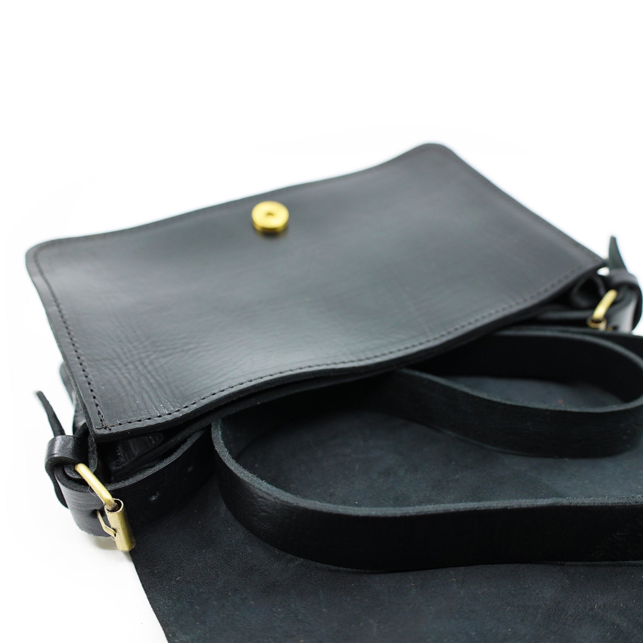 Black Heidi Revisited Leather Handbag - Artisan Stories