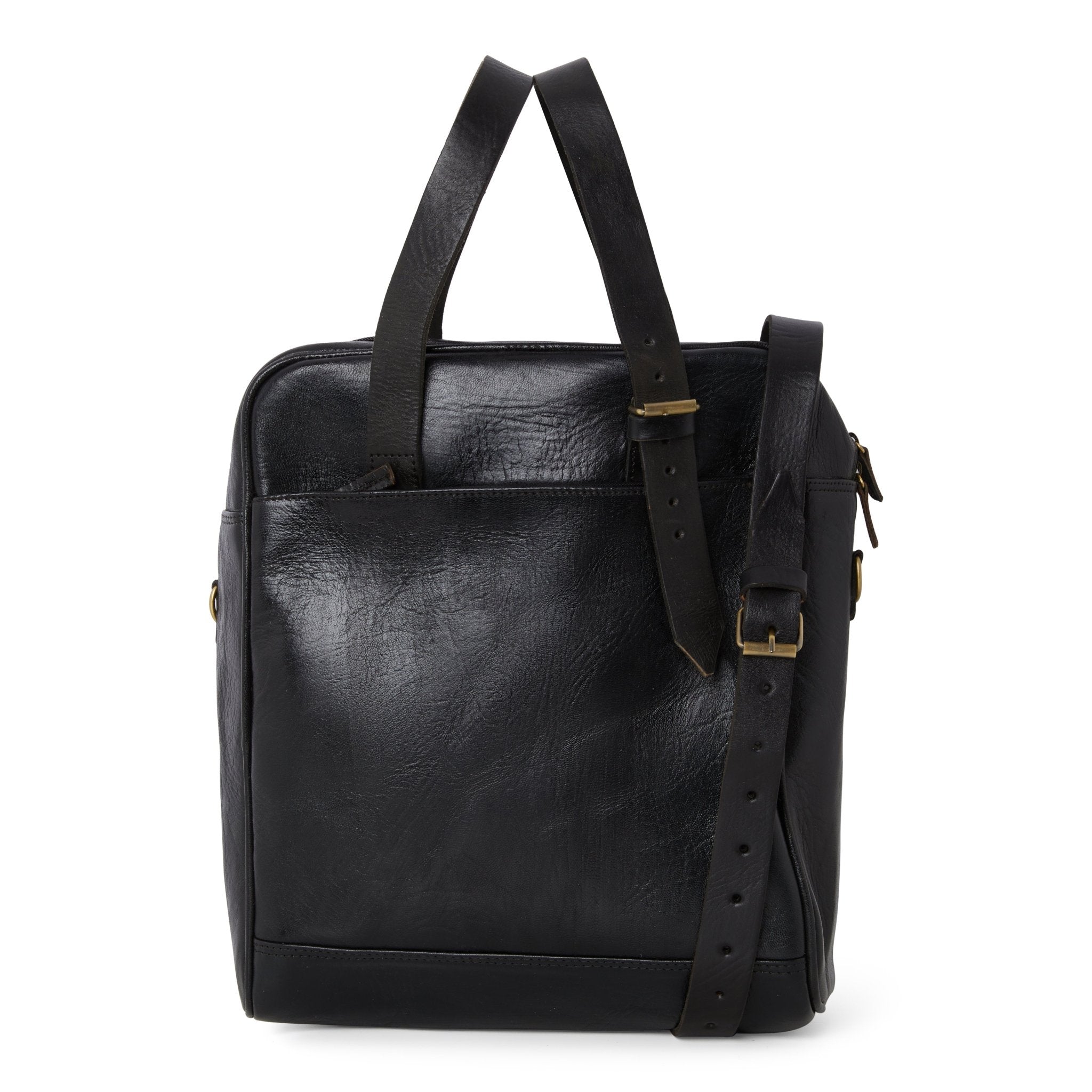 Black Nomad 3 in 1 leather bag - Artisan Stories