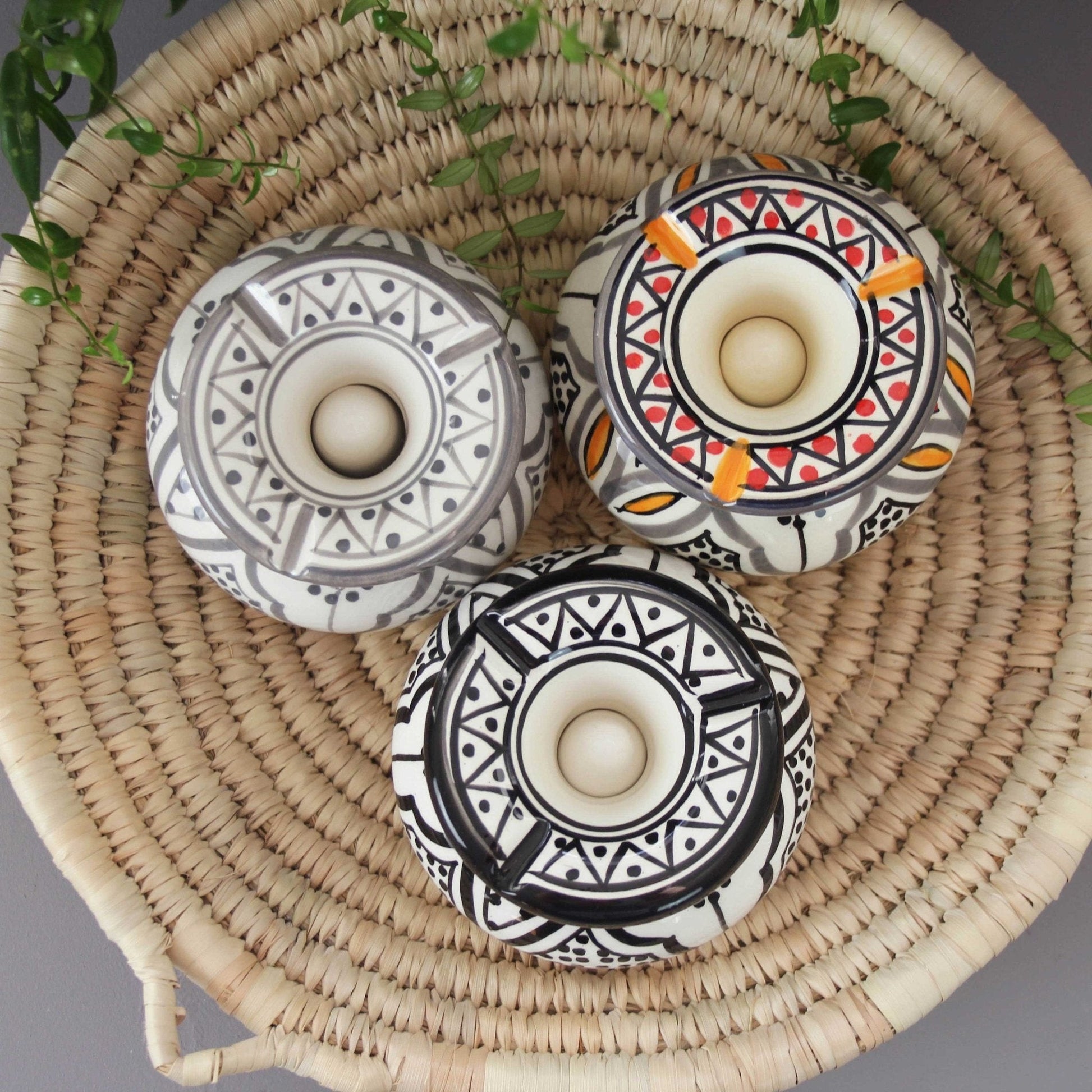 Black Safa Ceramic Ashtray - Artisan Stories