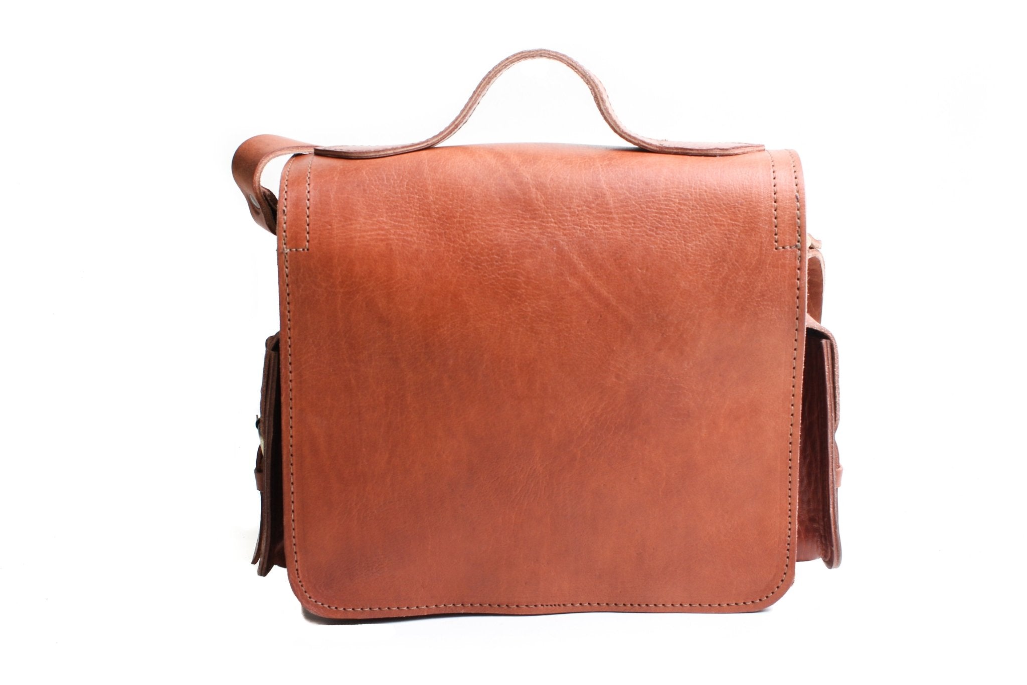 Camera Satchel Bag - Tan - Artisan Stories