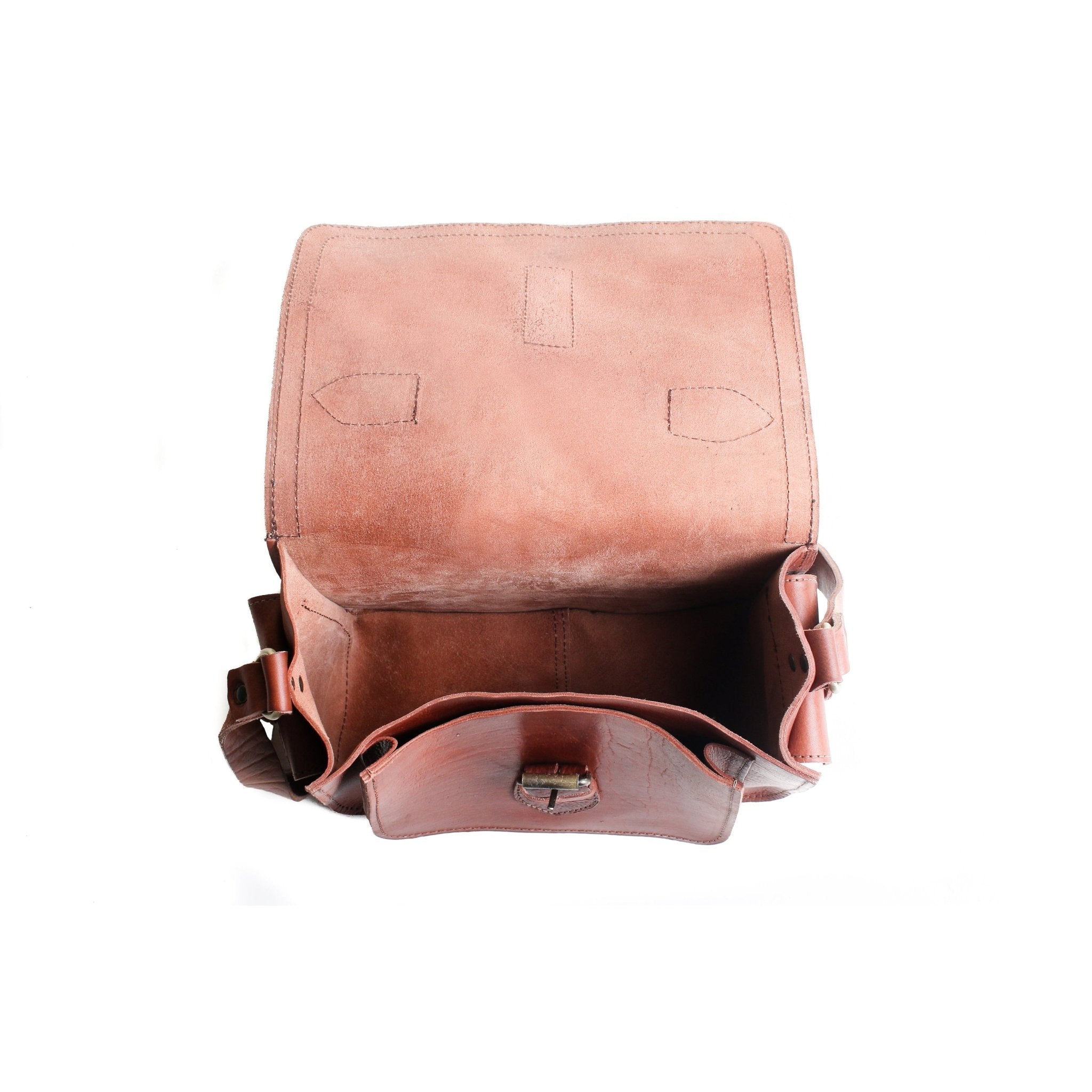 Camera Satchel Bag - Tan - Artisan Stories