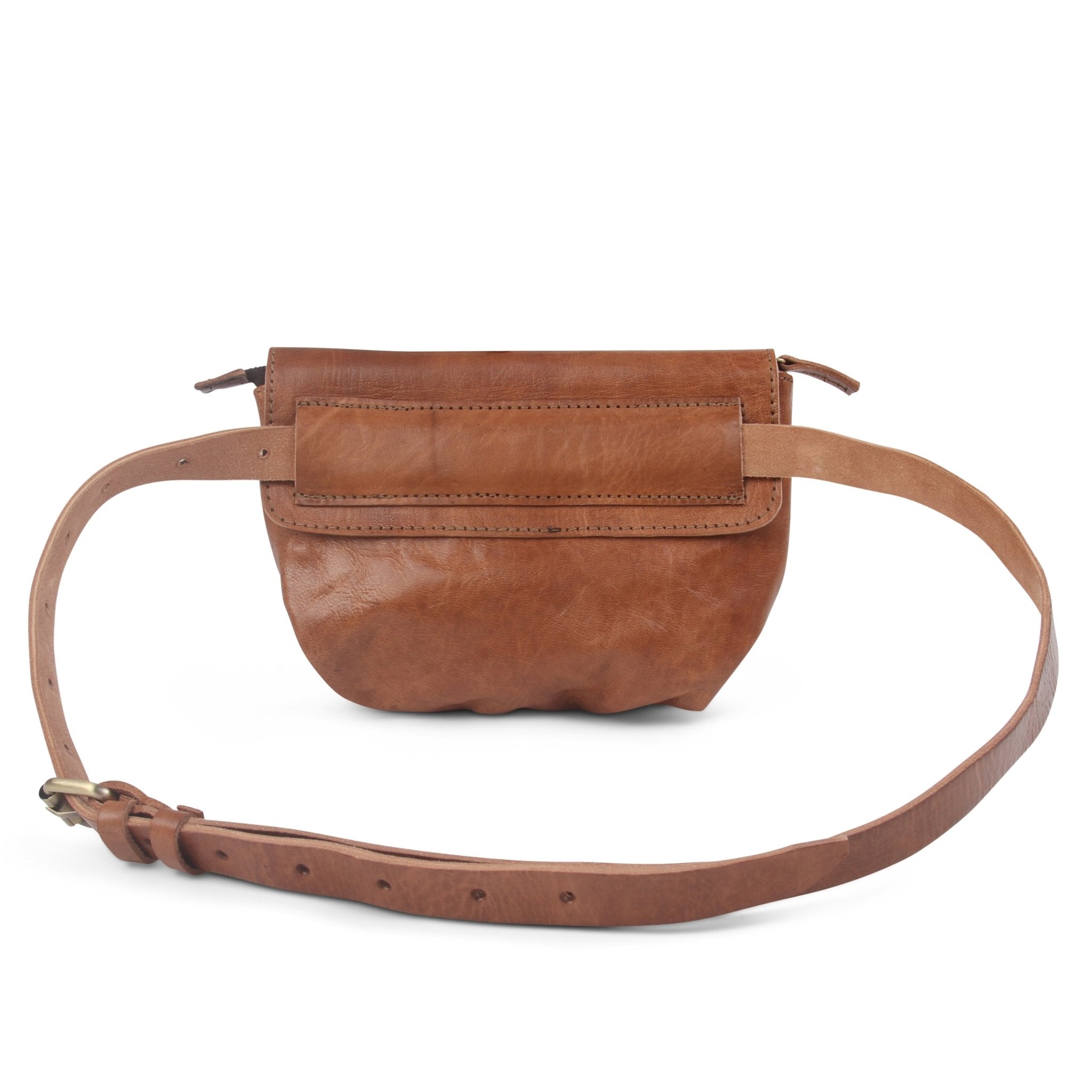 Coco Light Brown Leather Bumbag/purse - Artisan Stories