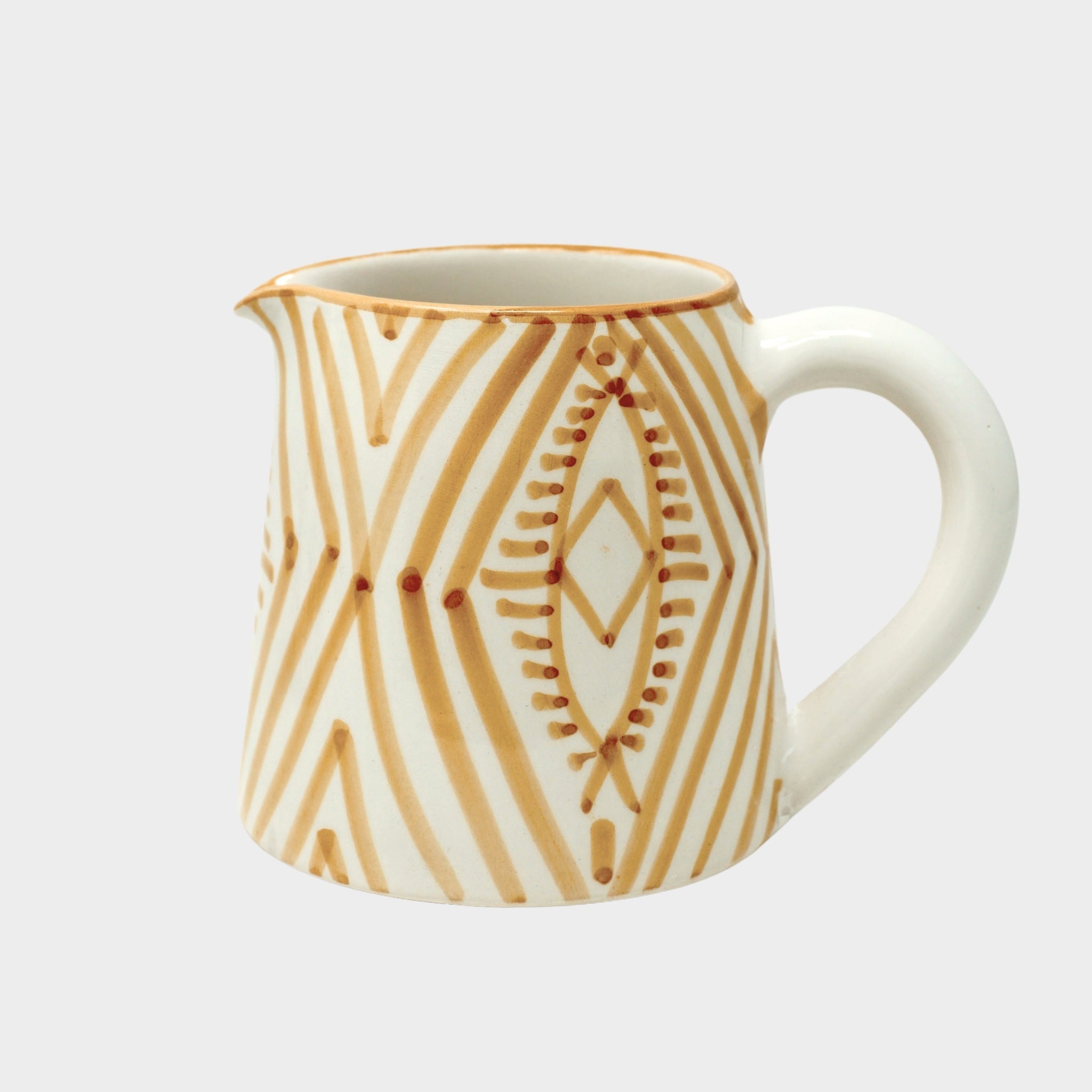 Eye design ceramic milk jug - Artisan Stories