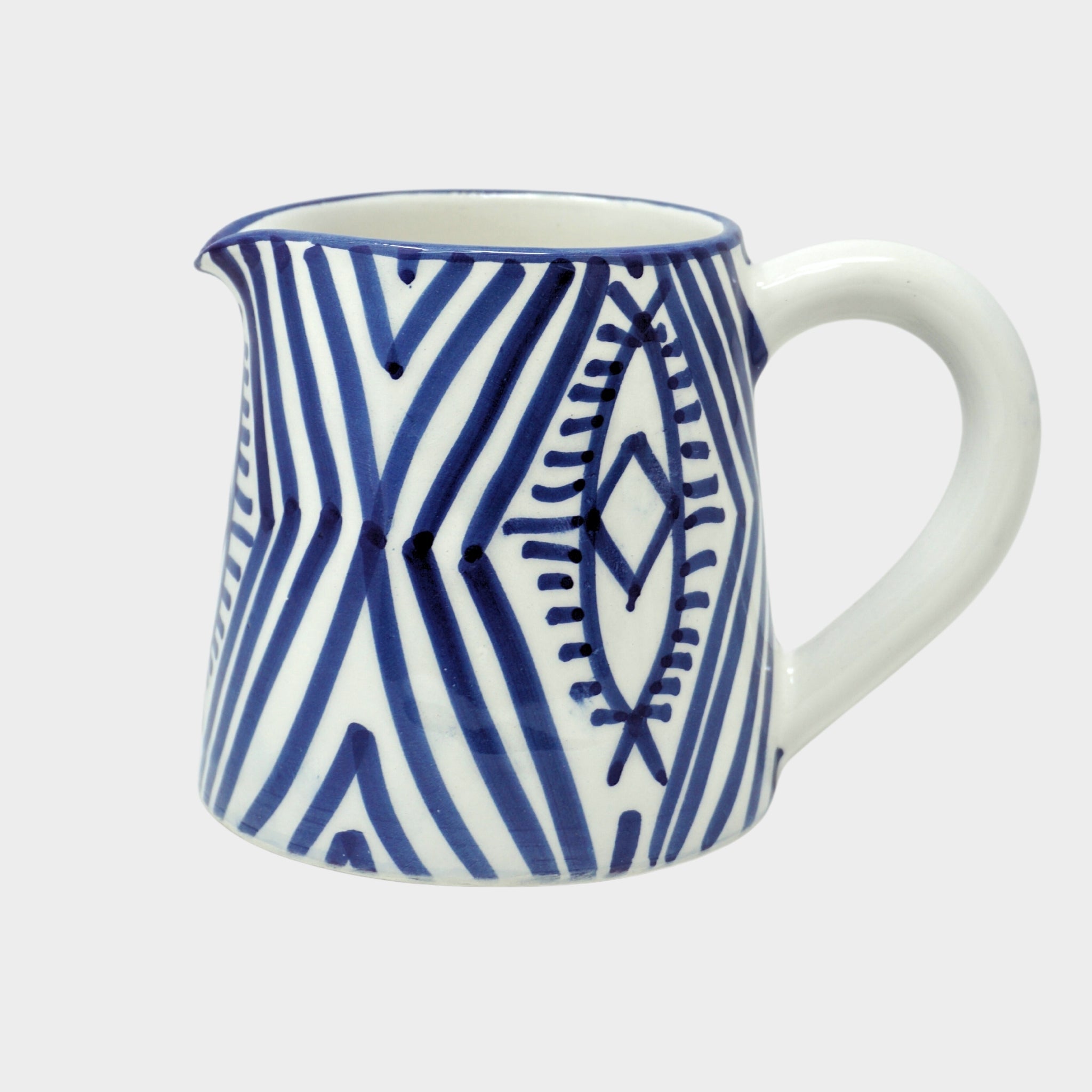 Eye design ceramic milk jug - Artisan Stories