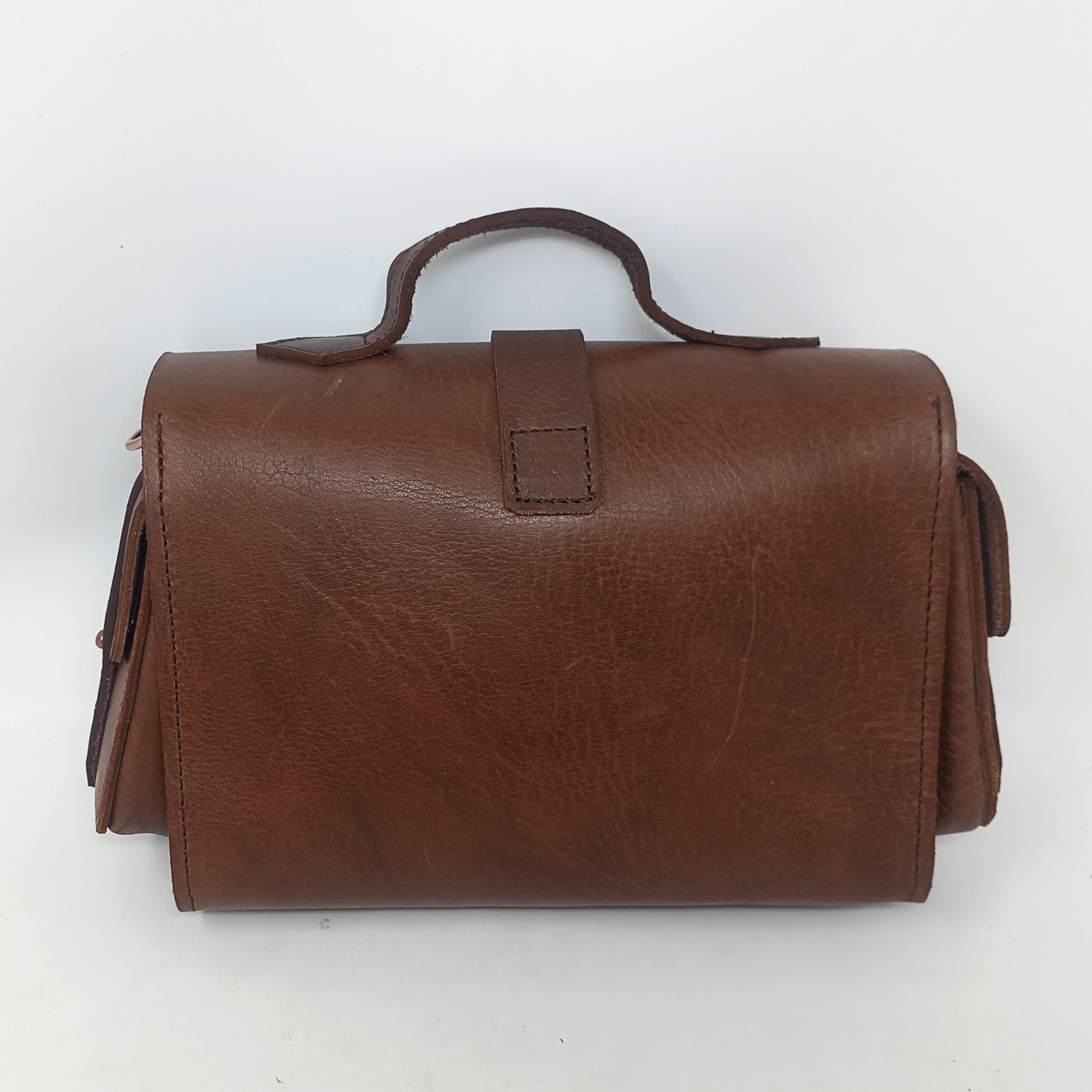 Flora Leather Handbag - dark Brown - Artisan Stories