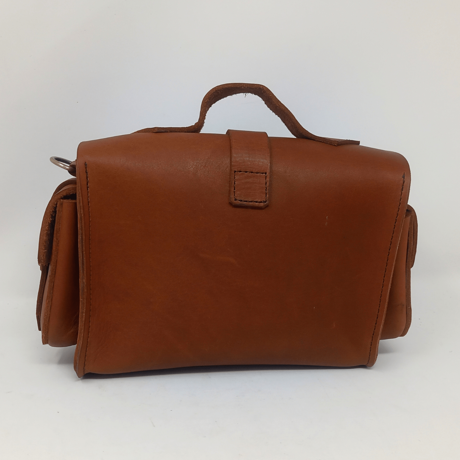 Flora Leather Handbag - Light Brown - Artisan Stories