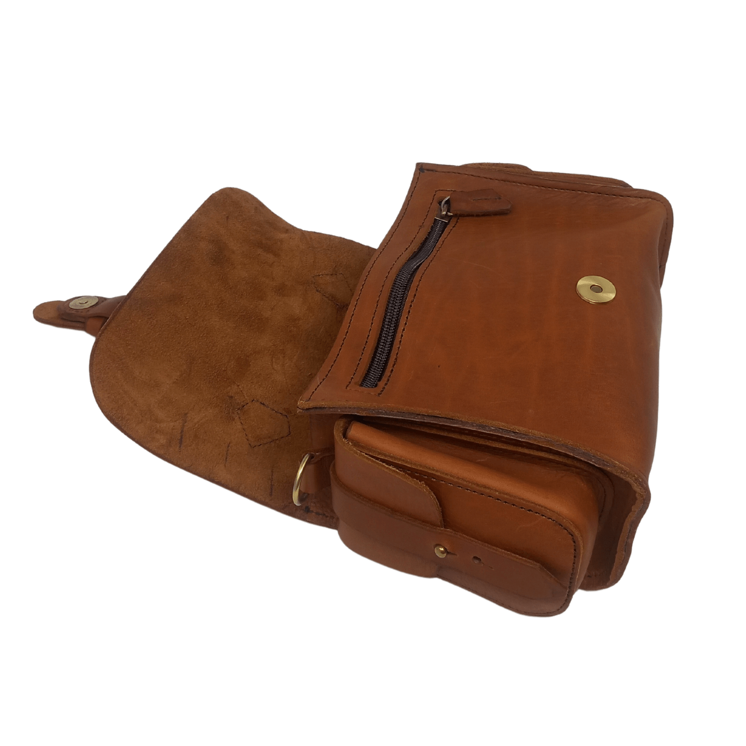 Flora Leather Handbag - Light Brown - Artisan Stories