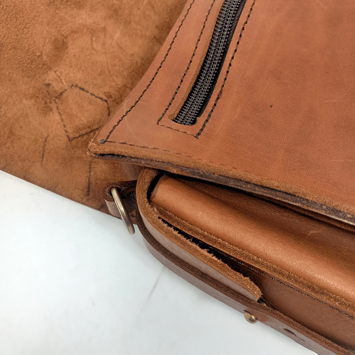 Flora Leather Handbag - Light Brown - Artisan Stories