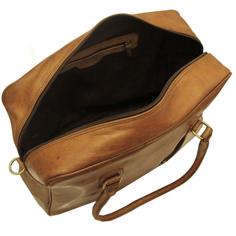 Fred Overnight Bag - Tan - Artisan Stories