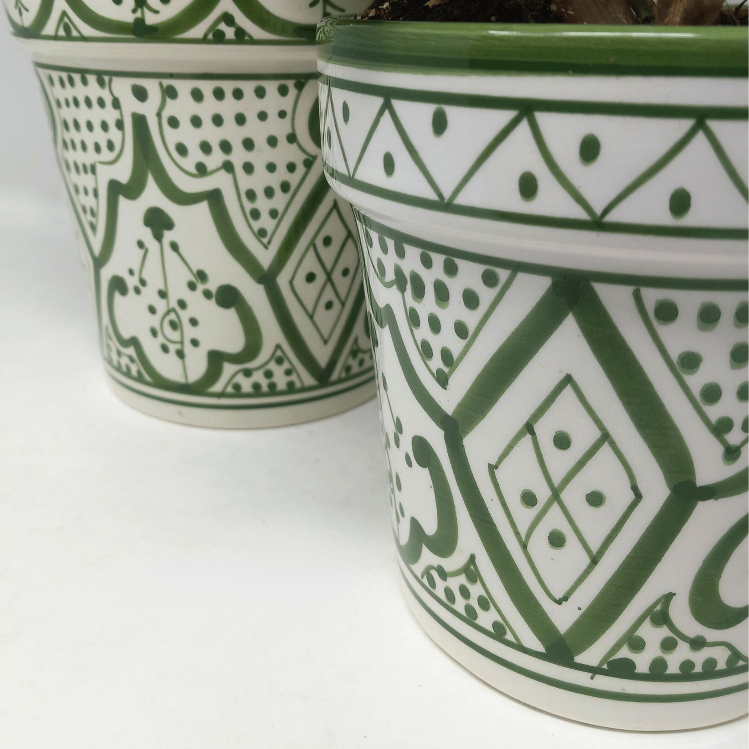 Green Safa Plant Pot - Artisan Stories