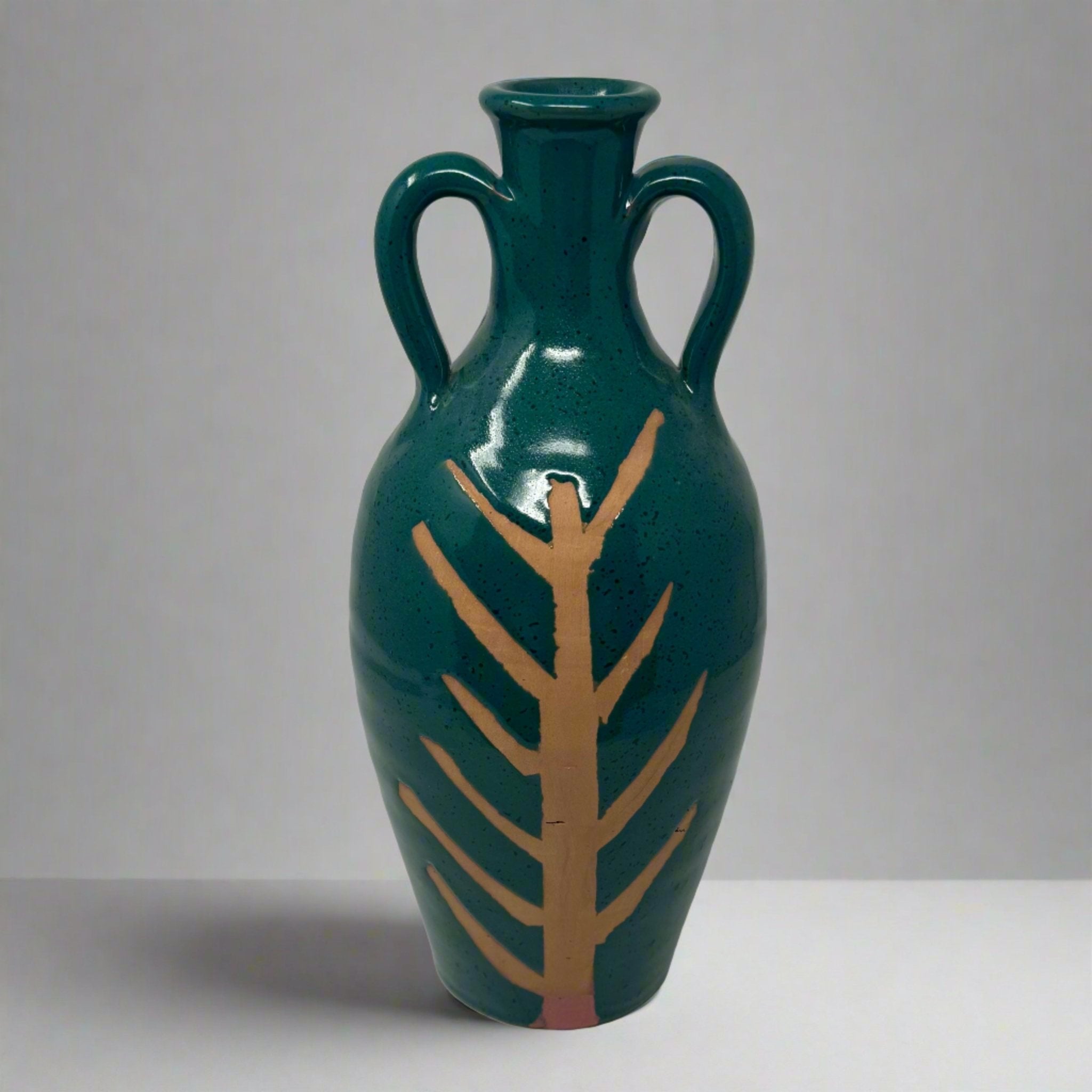 Green wheat vase - Artisan Stories