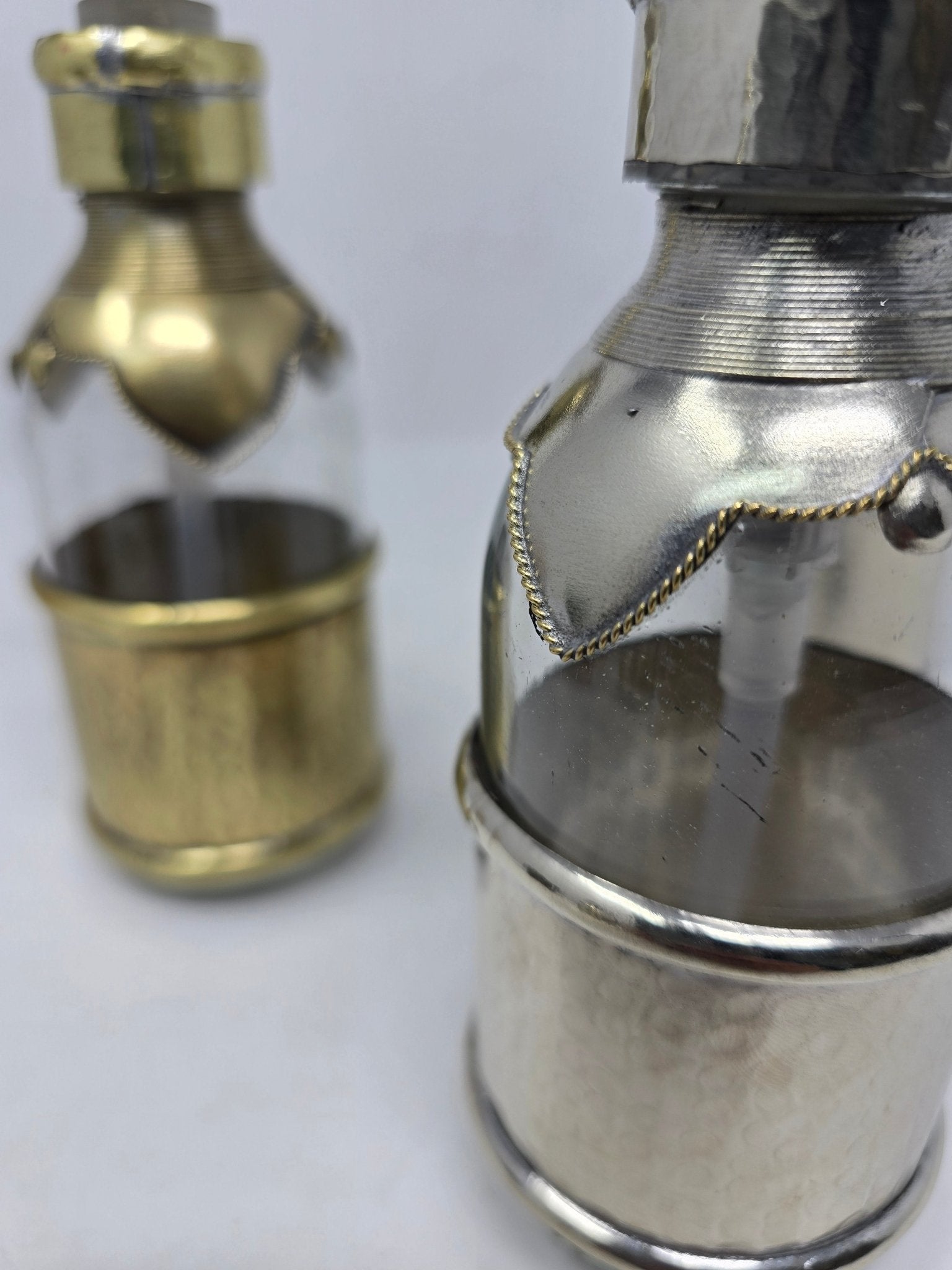 Hand - Hammered Moroccan Glass Soap Dispenser - Artisan Stories