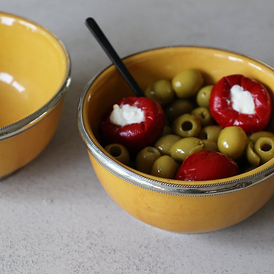 Handmade Berber ceramic snack bowl - Artisan Stories