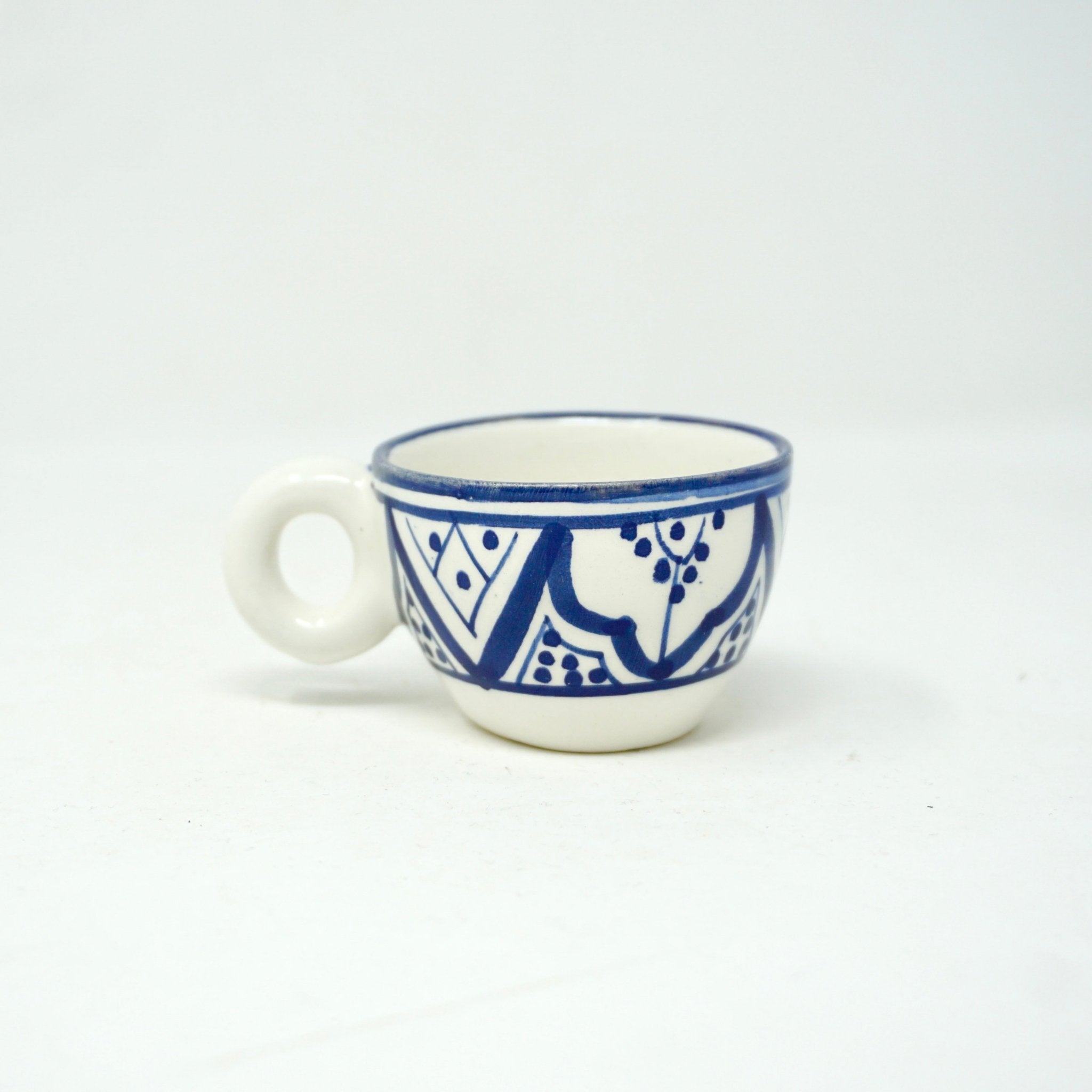 Handpainted ceramics Espresso cup Safa - Artisan Stories