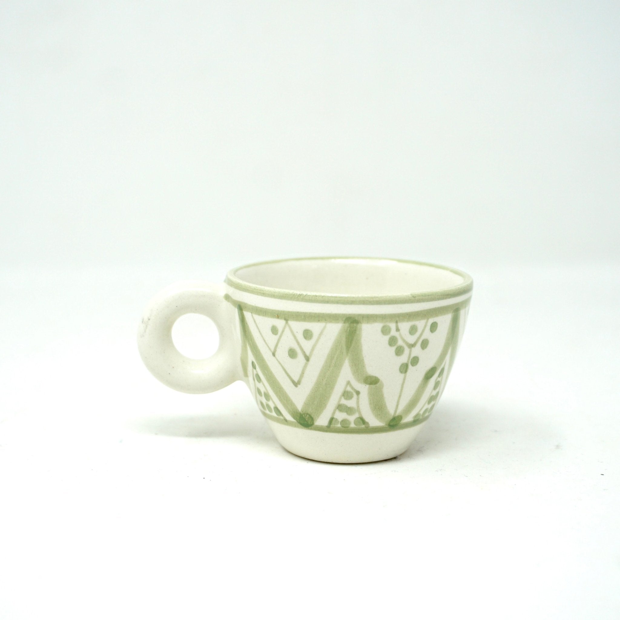 Handpainted ceramics Espresso cup Safa - Artisan Stories