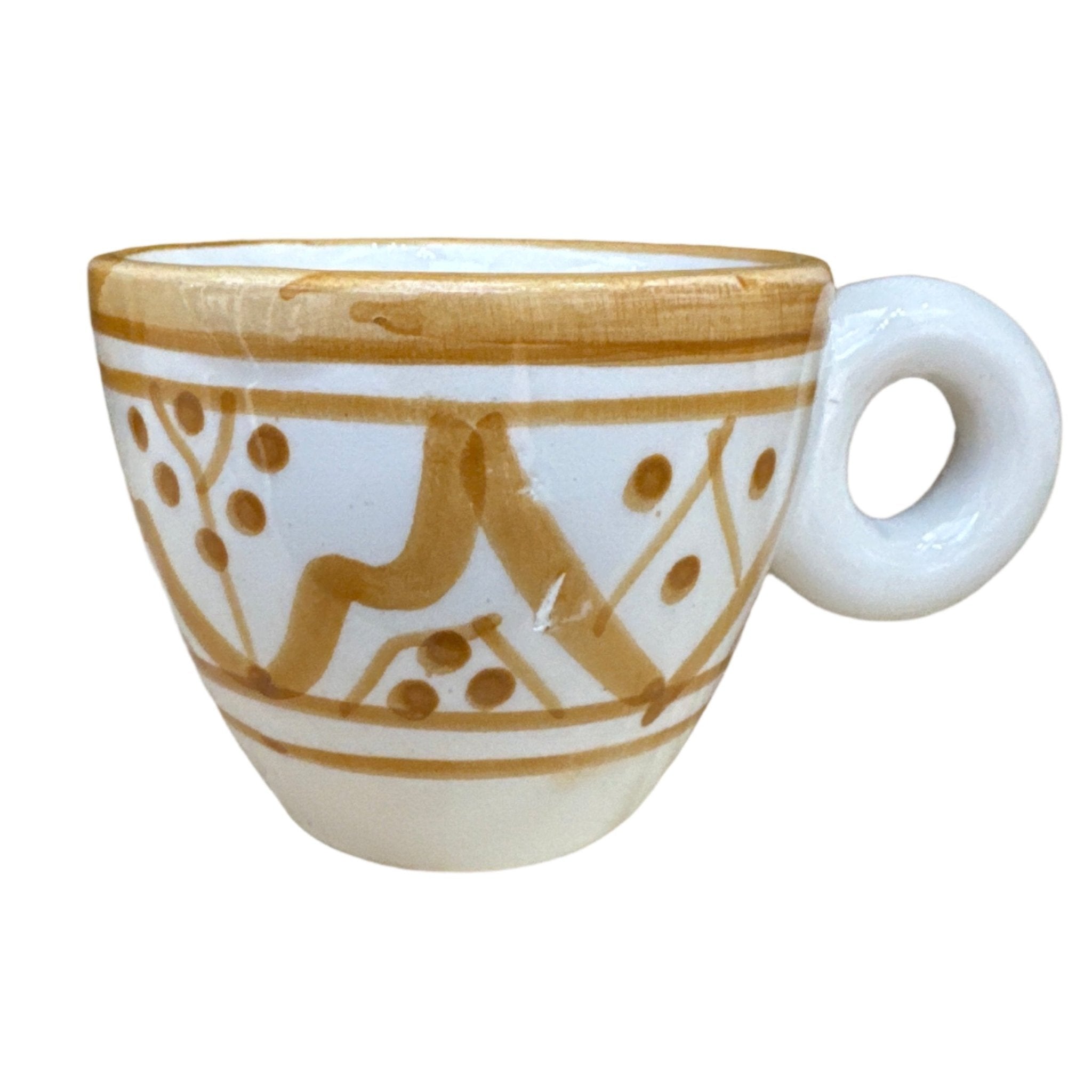 Handpainted ceramics Espresso cup Safa - Artisan Stories