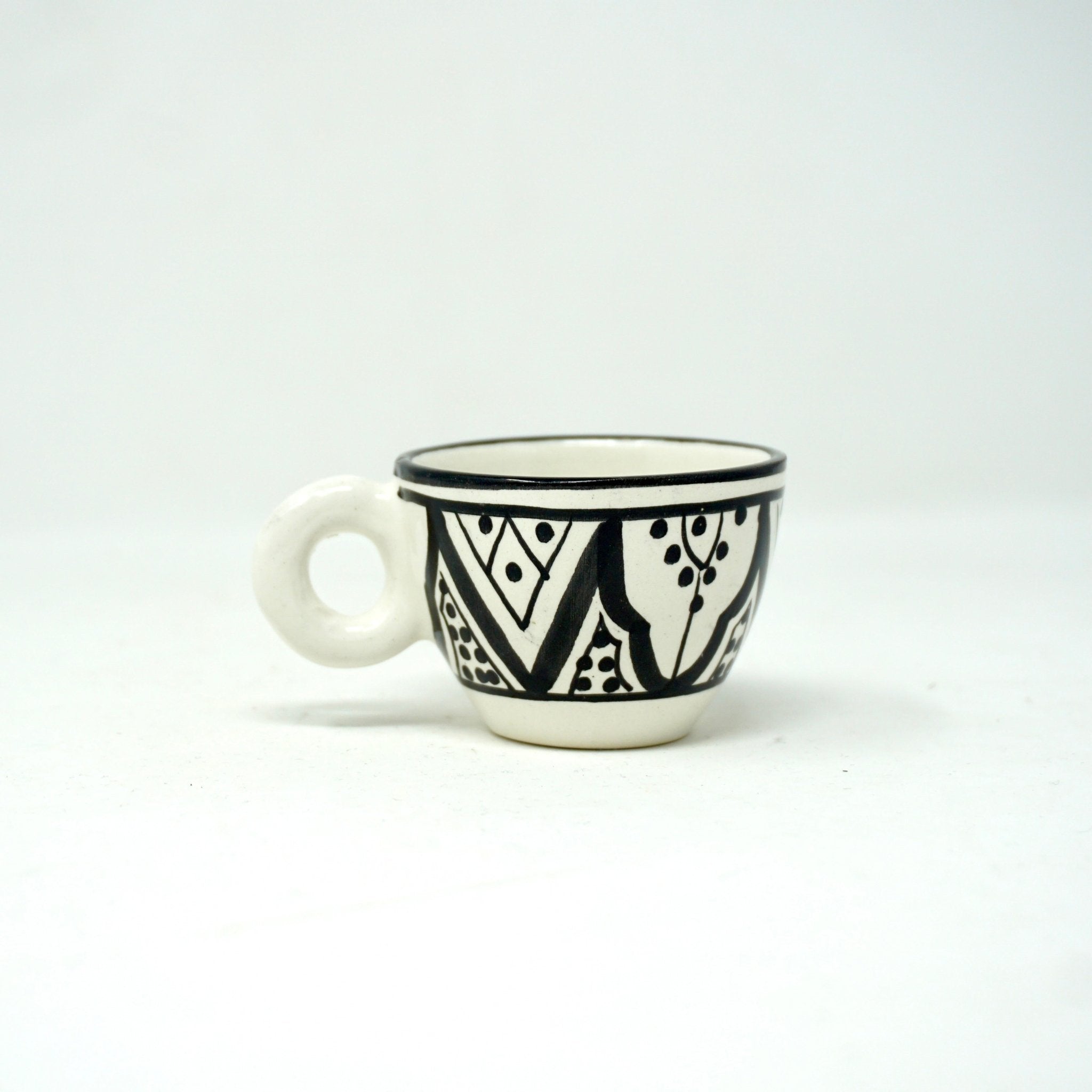 Handpainted ceramics Espresso cup Safa - Artisan Stories