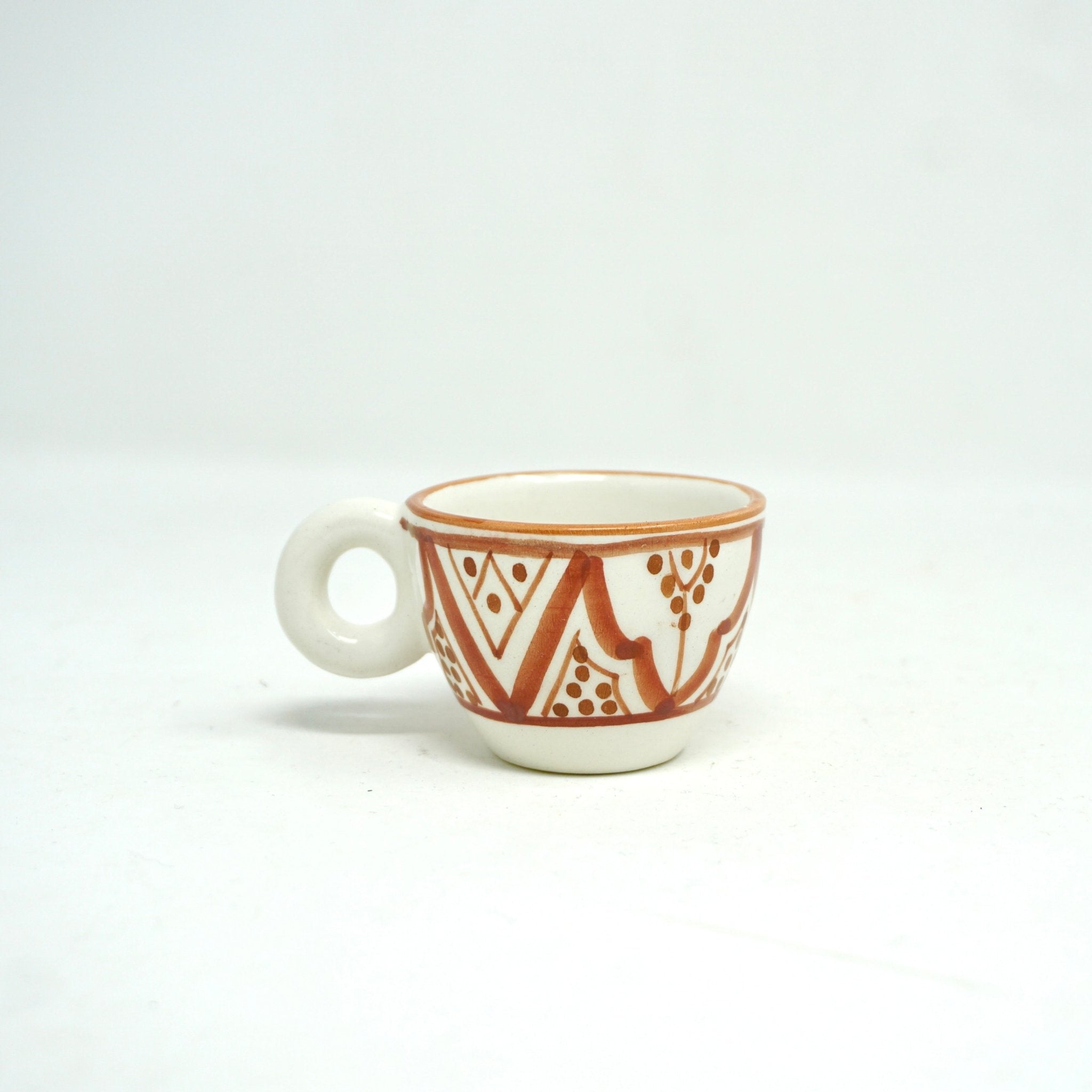 Handpainted ceramics Espresso cup Safa - Artisan Stories