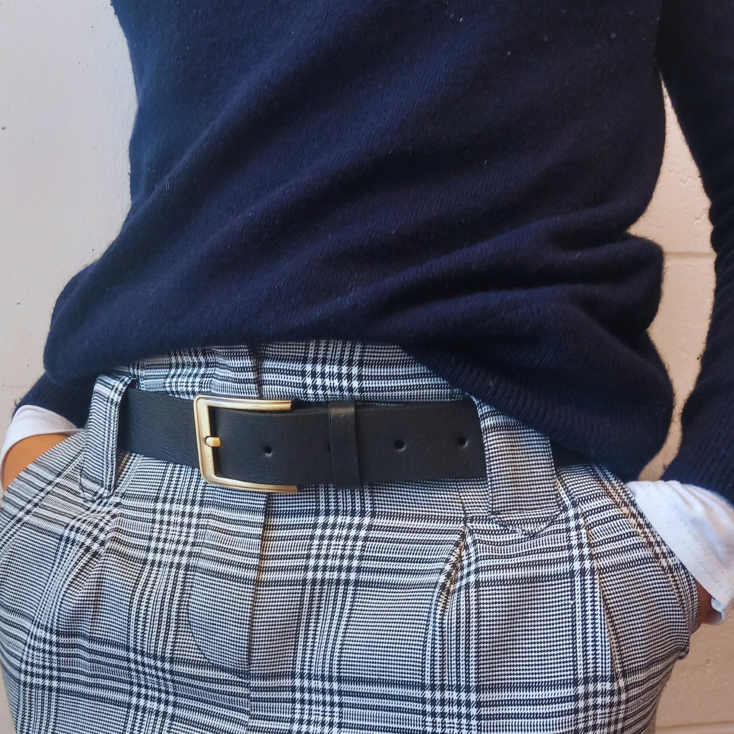 Nouvelle ceinture en cuir classique