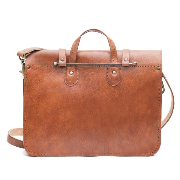 Jordan Leather messenger Bag tan - Artisan Stories