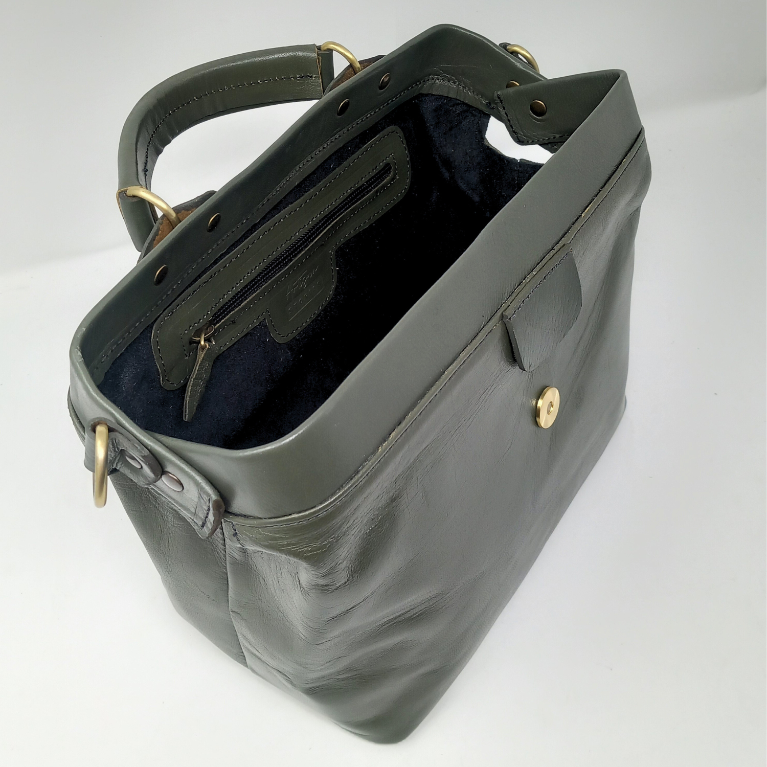 Green Small Leather Doctor Bag