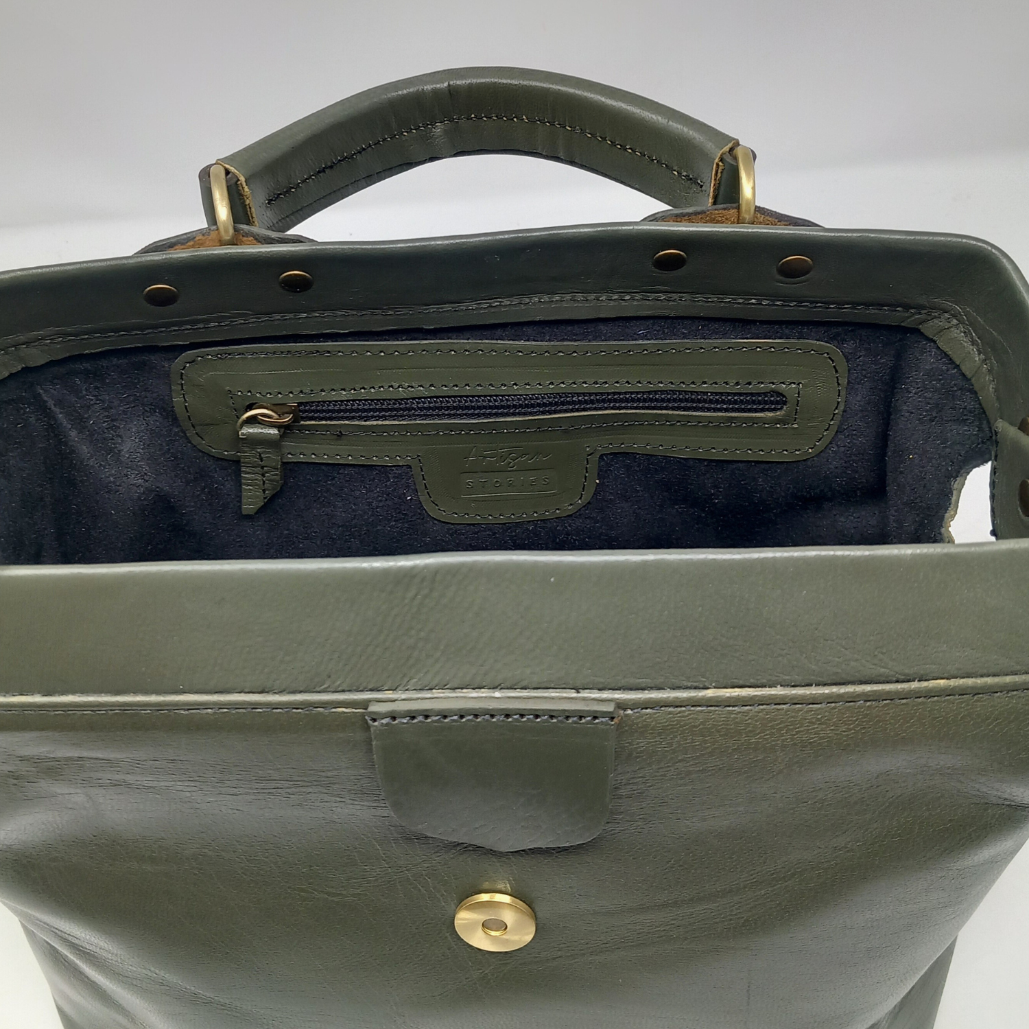 Green Small Leather Doctor Bag